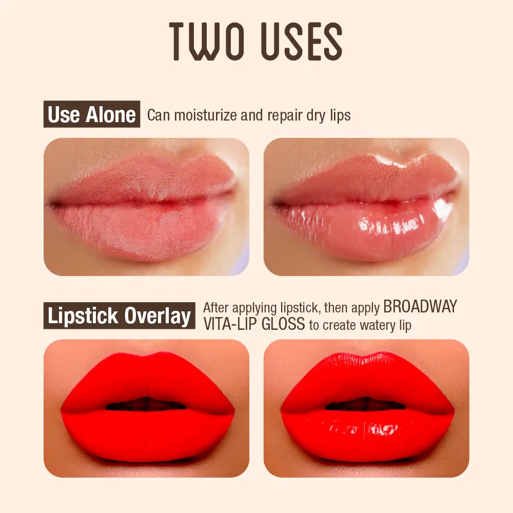 Ruby Kisses Broadway Vita-Lip Gloss – Value Set (Rosehip & Coconut) Ultra-Hydrating & Soothing Formula with Vitamin Oils - Image 20