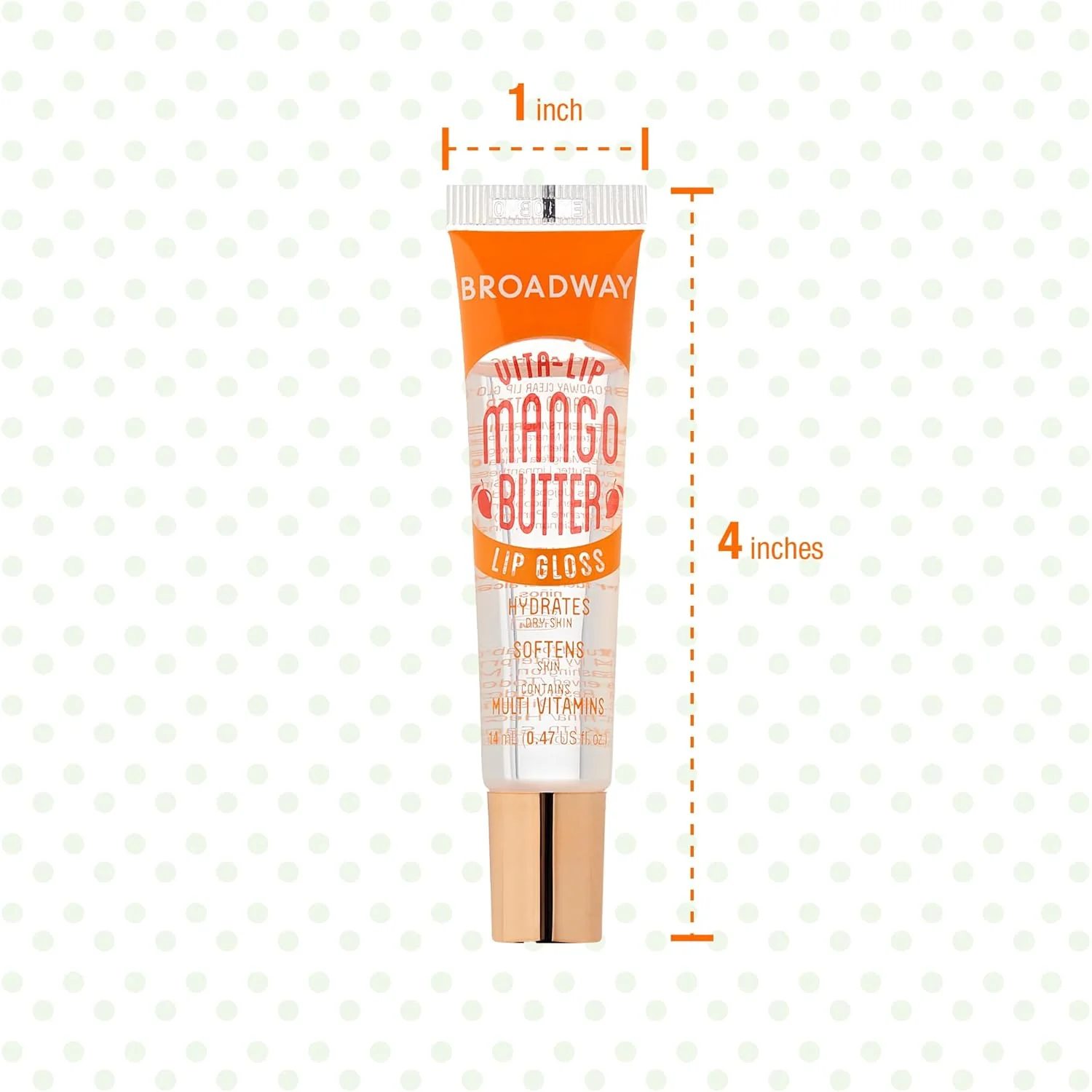 Ruby Kisses Broadway Vita-Lip Clear Lip Gloss, Ultra-Hydrating & Soothing Formula with Vitamins, High-Shine Non-Sticky Finish Lip Balm with Mint, Rosehip, Coconut, Mango, Argan, Honey, Shea (10 Pack) - Image 8