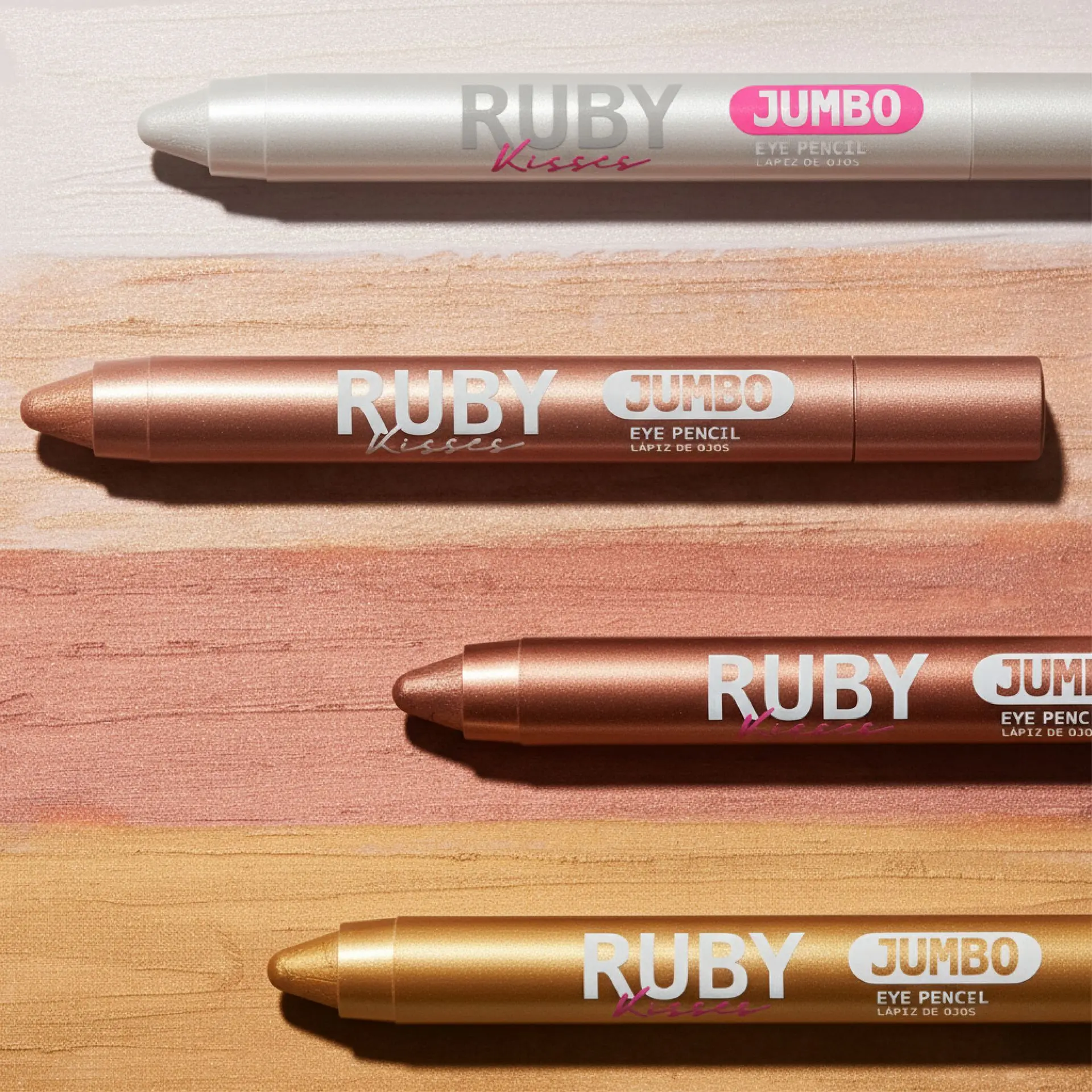 Ruby Kisses Jumbo Eye Pencil with Sharpener – Smooth, Multi-Purpose Eye Makeup Stick - Image 47