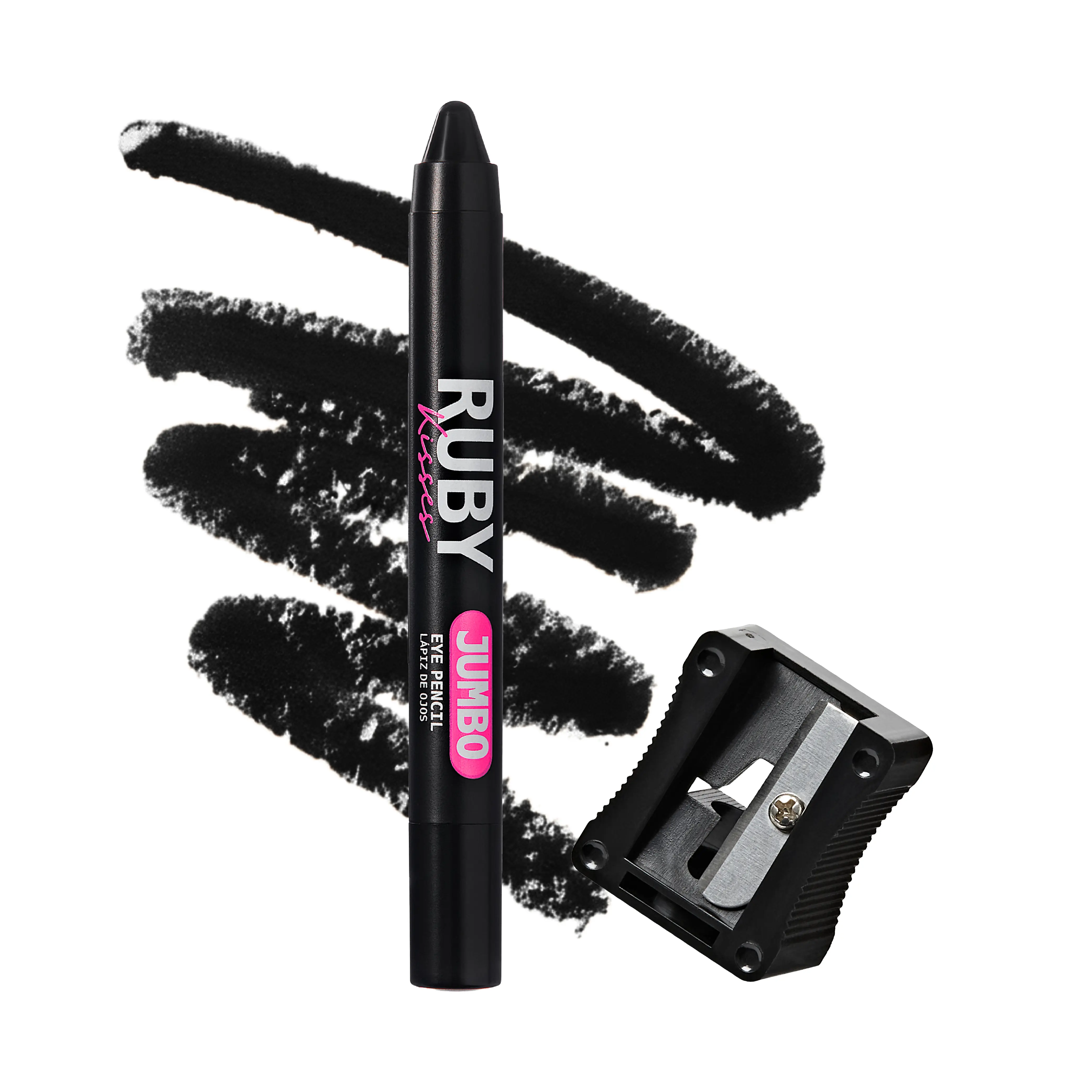 Ruby Kisses Jumbo Eye Pencil with Sharpener – Smooth, Multi-Purpose Eye Makeup Stick - Image 5