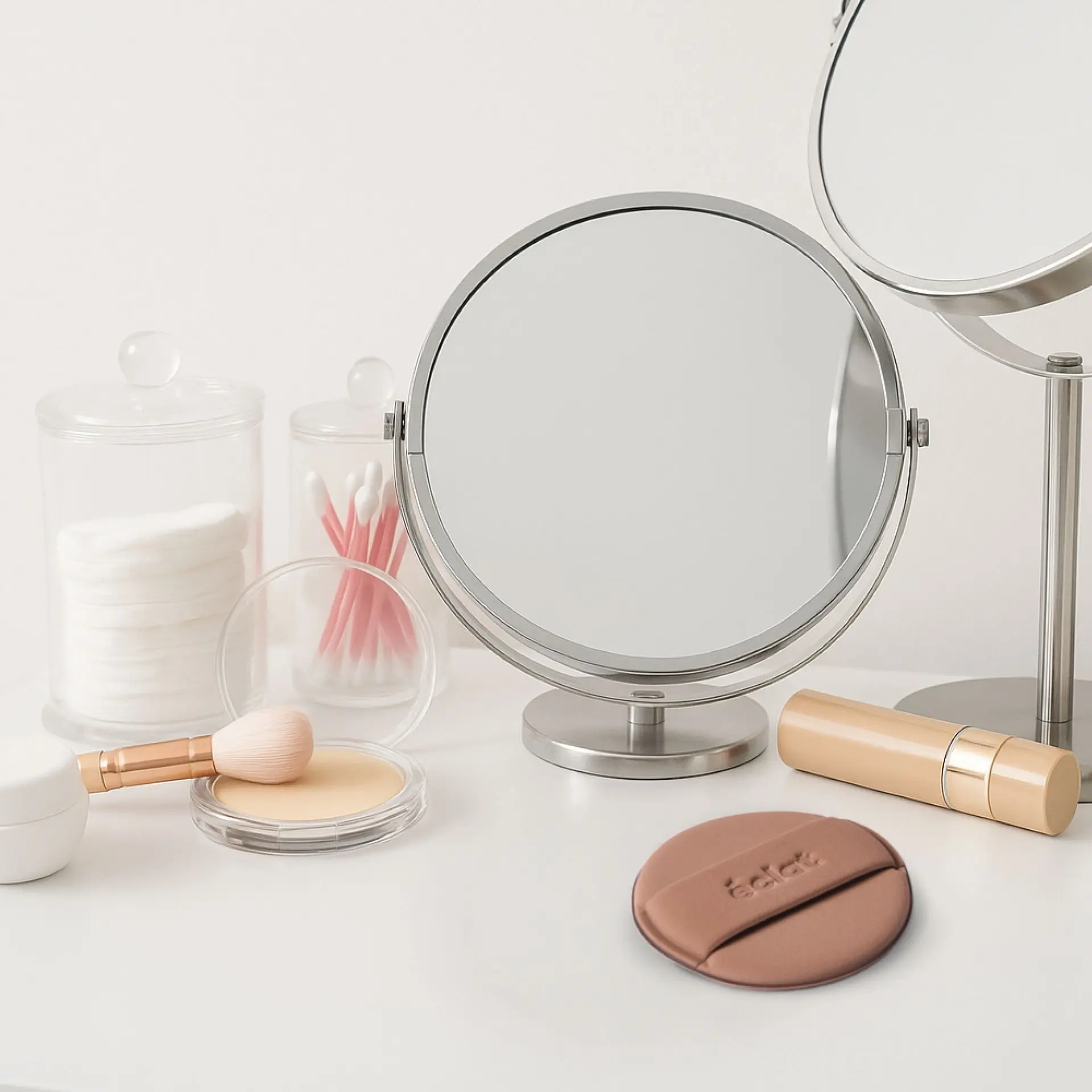éclat Rubycell Oval Cushion Puff Set 2pcs – Latex Free Foundation & Finger Puffs - Image 18