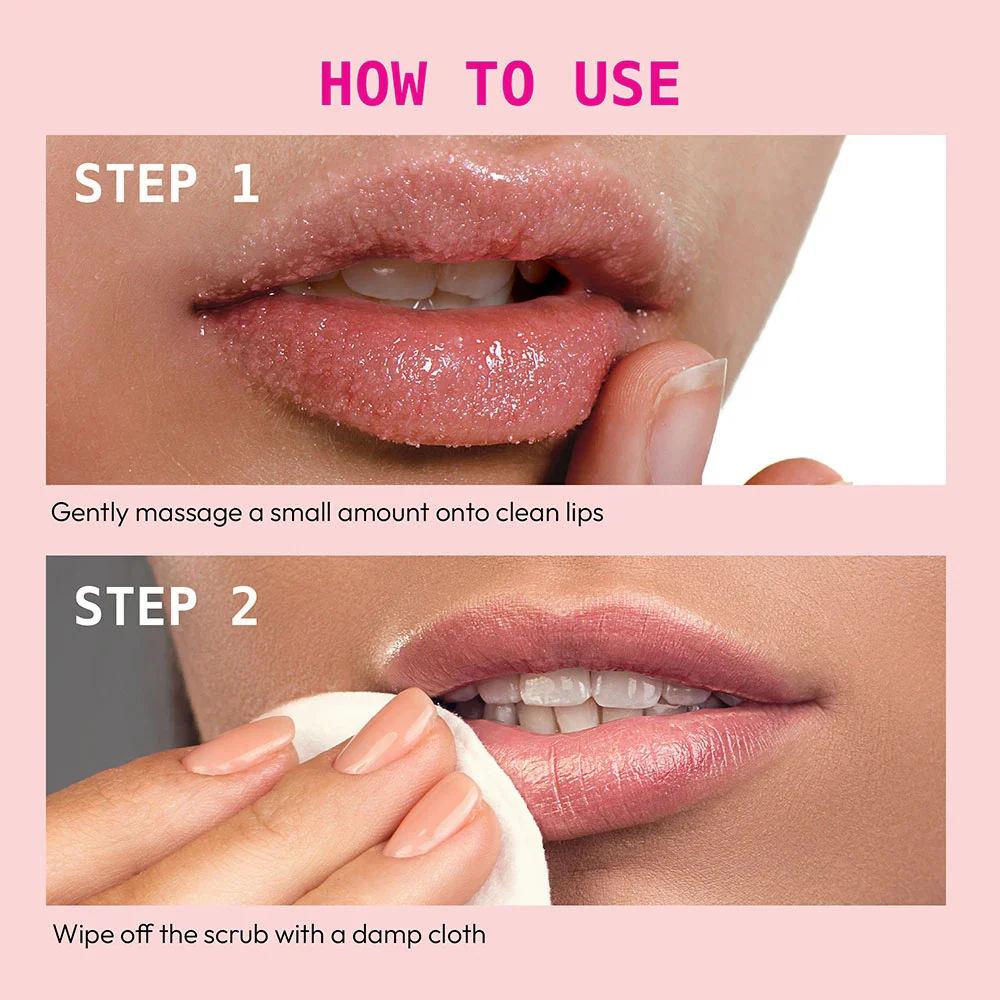 Ruby Kisses Gentle Lip Scrub for Exfoliating & Smoothing Lips - Image 4