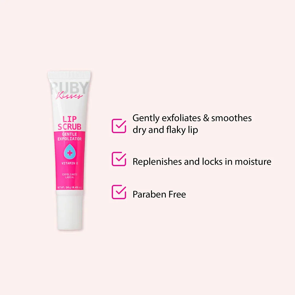 Ruby Kisses Gentle Lip Scrub for Exfoliating & Smoothing Lips - Image 2