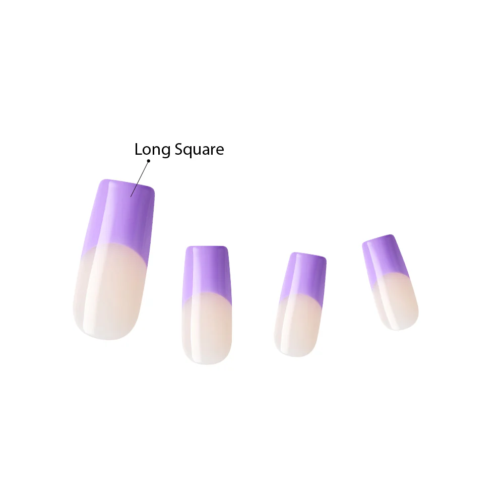 KISS Salon Acrylic French Nails  - Flames - Image 5