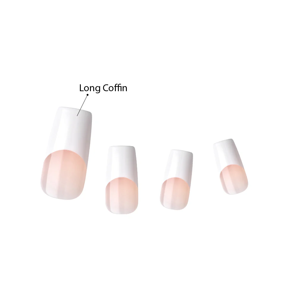 KISS Salon Acrylic French Wider Fit Nails - High Price - Image 5