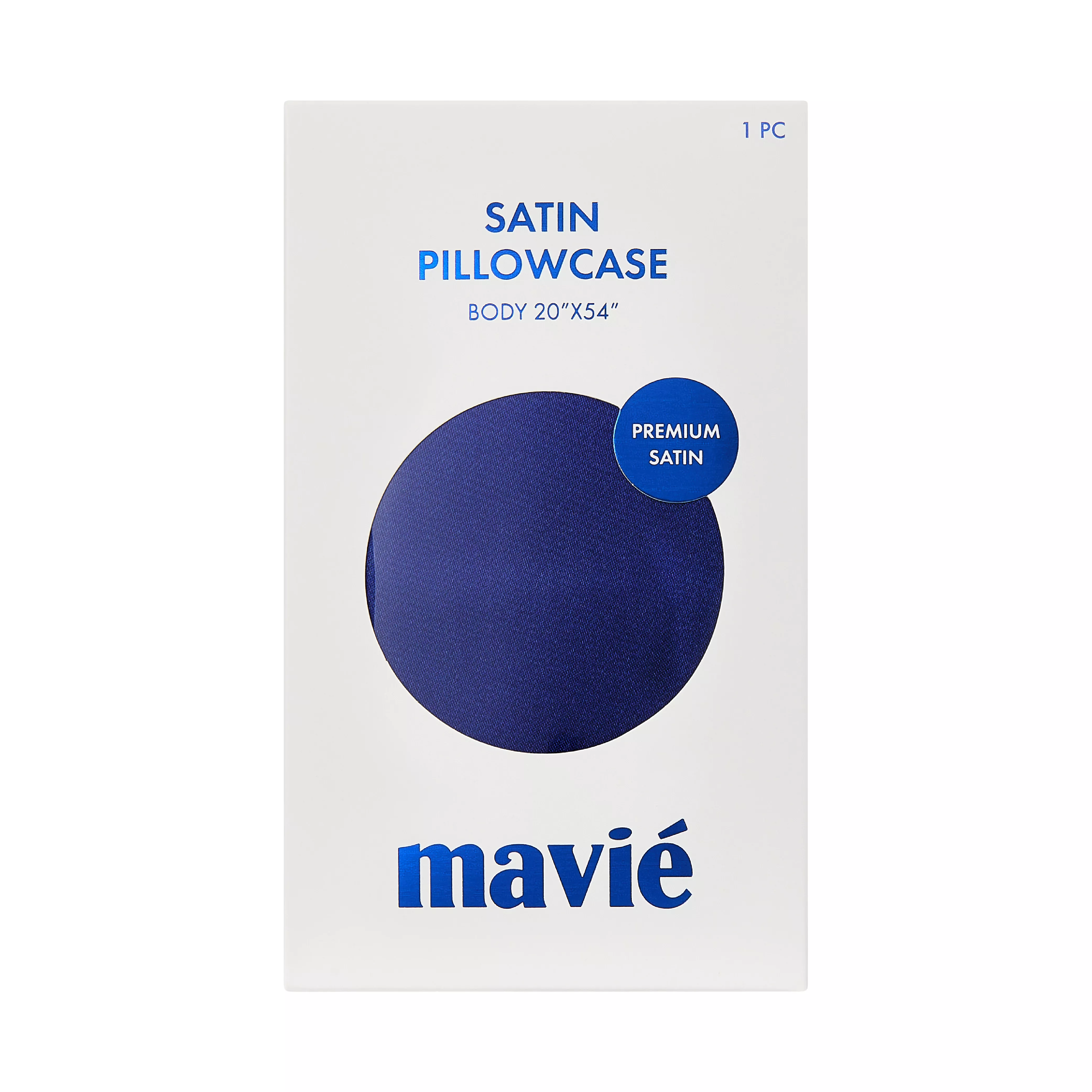 MAVIE Satin Body Pillowcase 20" x 54" - Silky Soft Long Pillow Cover with Envelope Closure - Image 109