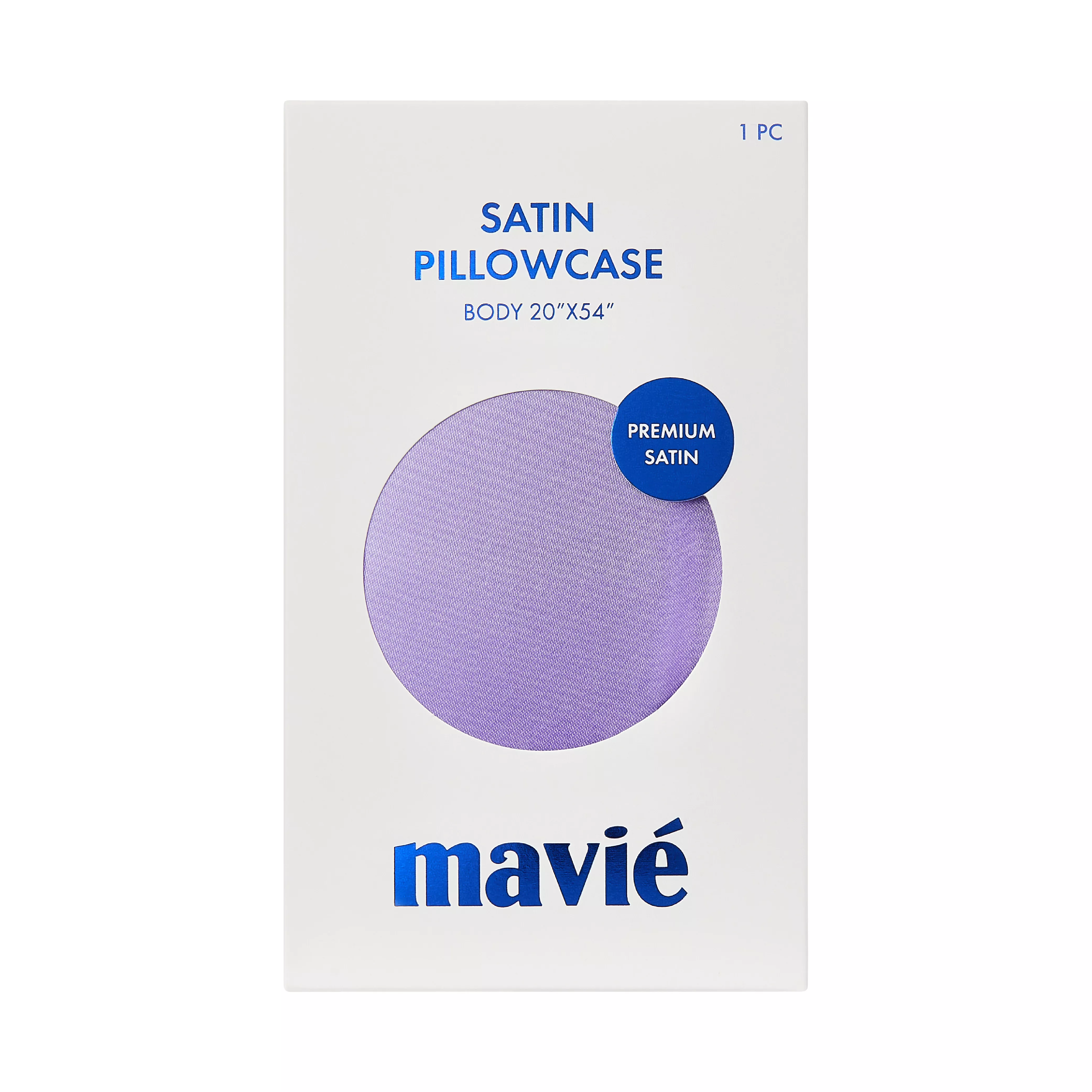 MAVIE Satin Body Pillowcase 20" x 54" - Silky Soft Long Pillow Cover with Envelope Closure - Image 118