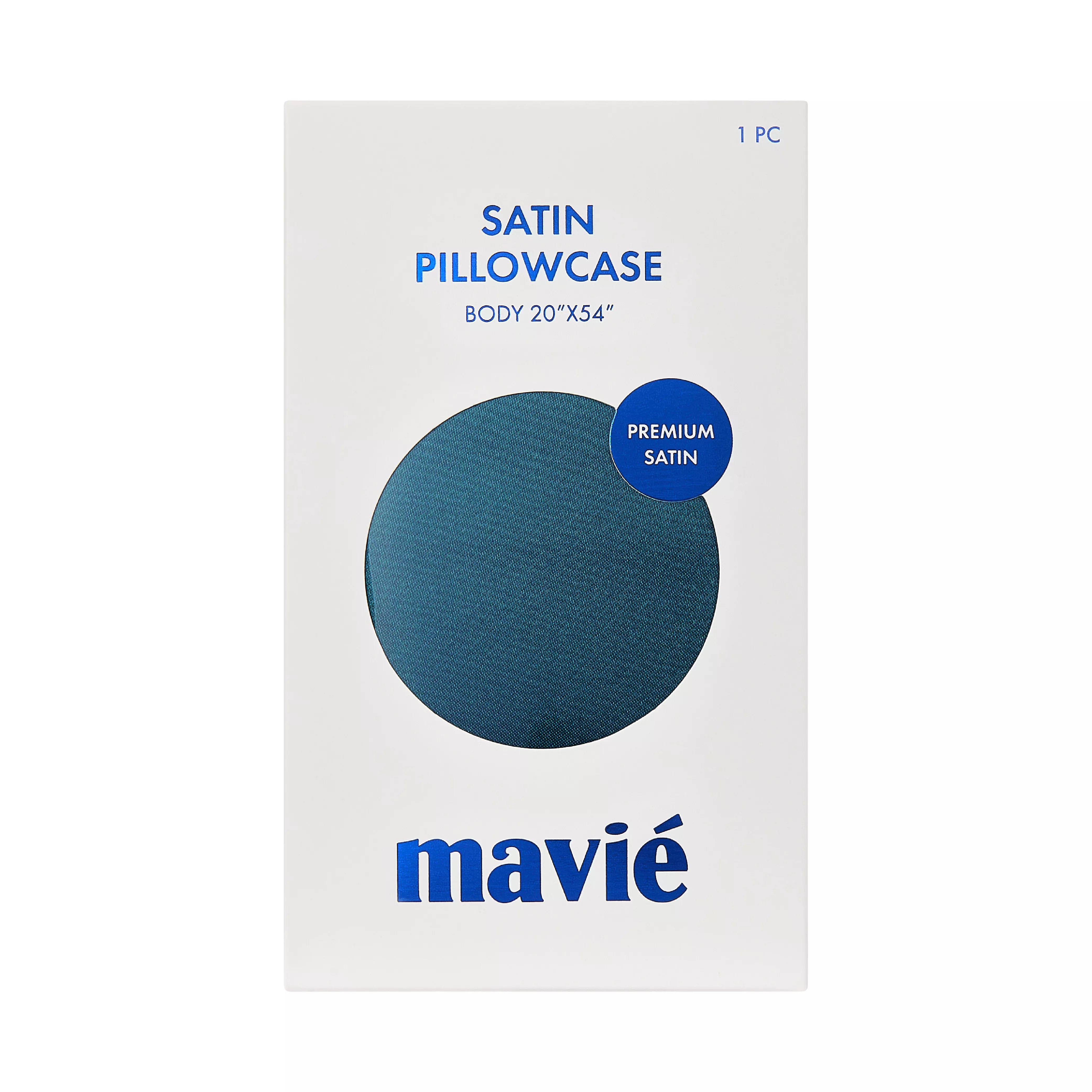 MAVIE Satin Body Pillowcase 20" x 54" - Silky Soft Long Pillow Cover with Envelope Closure - Image 59
