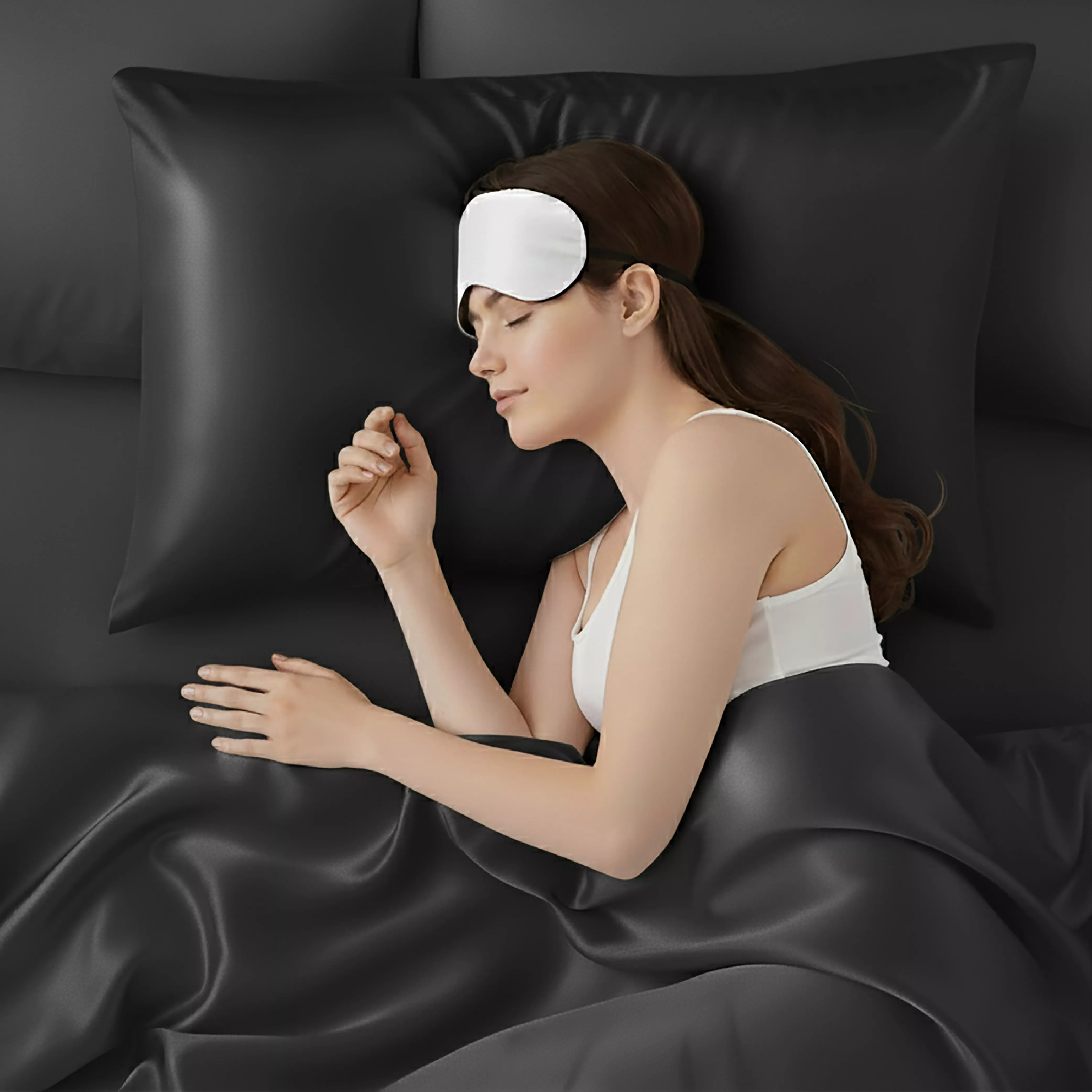 MAVIE Satin Body Pillowcase 20" x 54" - Silky Soft Long Pillow Cover with Envelope Closure - Image 84