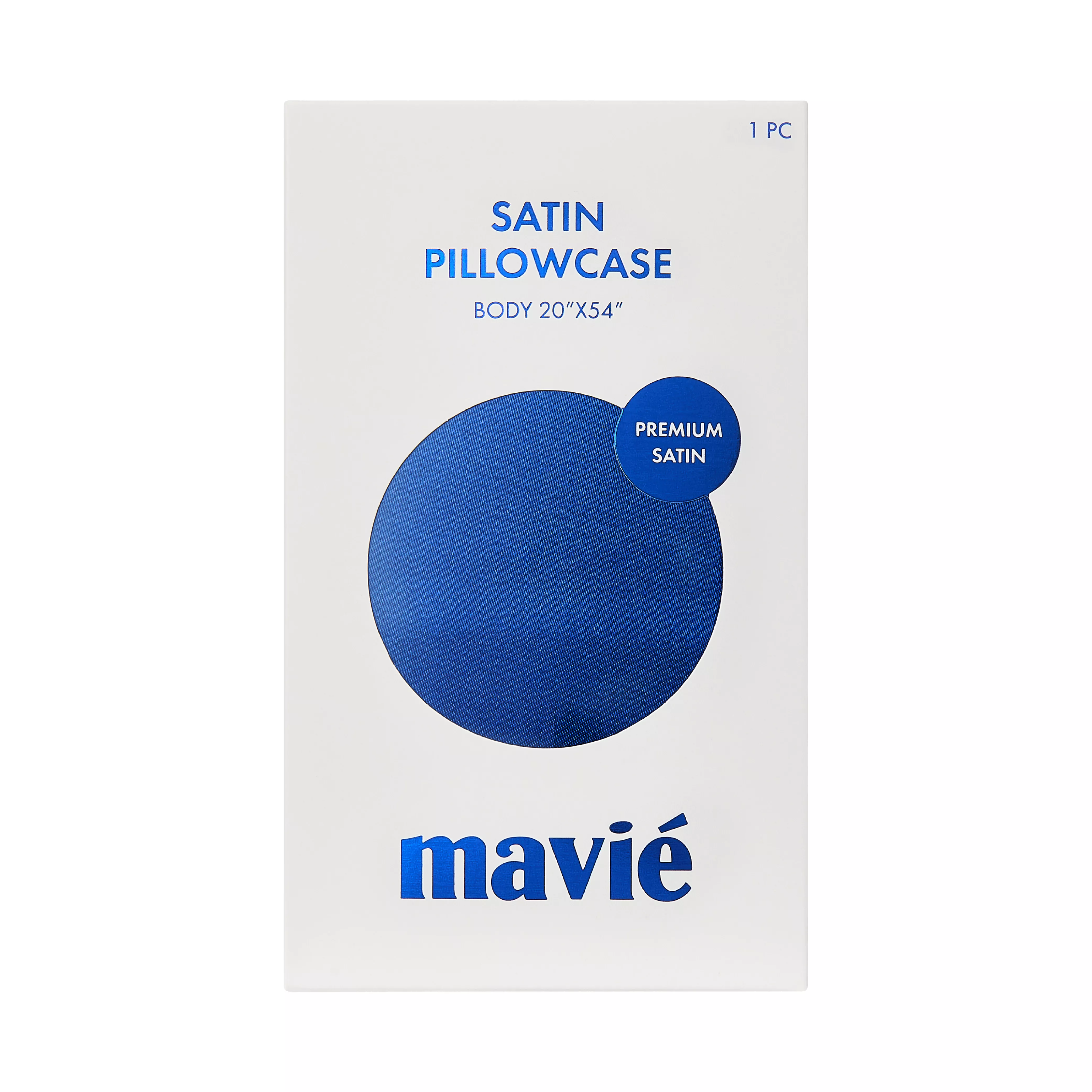MAVIE Satin Body Pillowcase 20" x 54" - Silky Soft Long Pillow Cover with Envelope Closure - Image 99