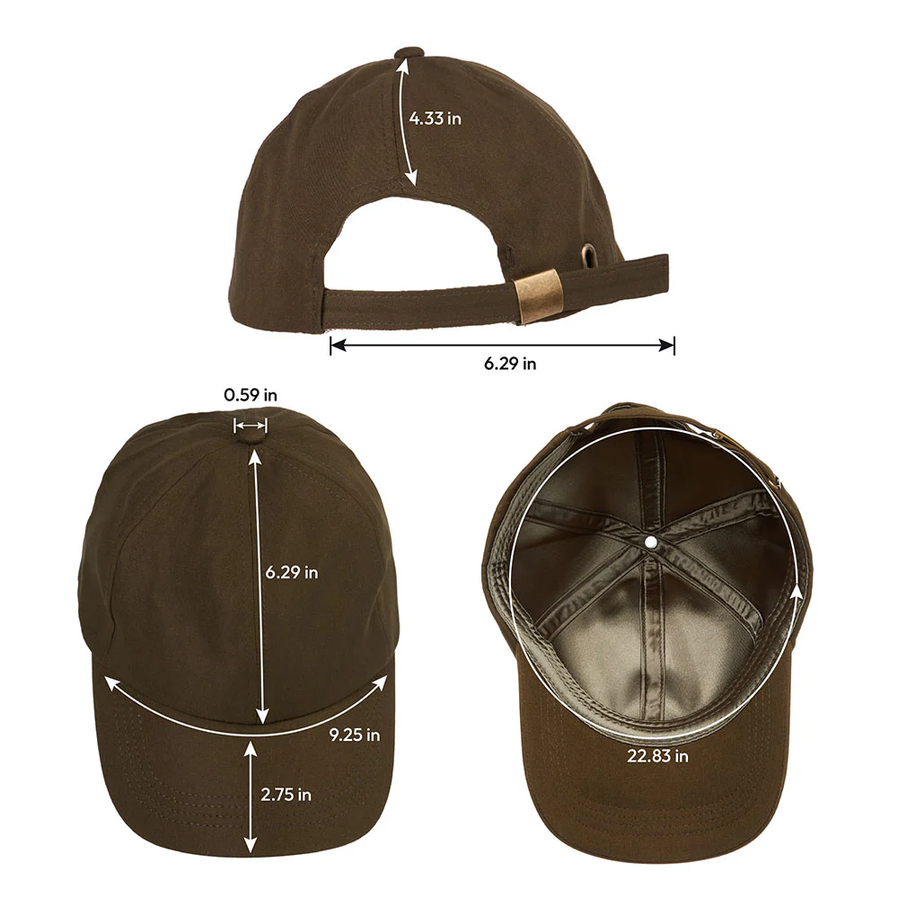 RED by KISS Satin Lined Baseball Cap - Khaki - Image 4