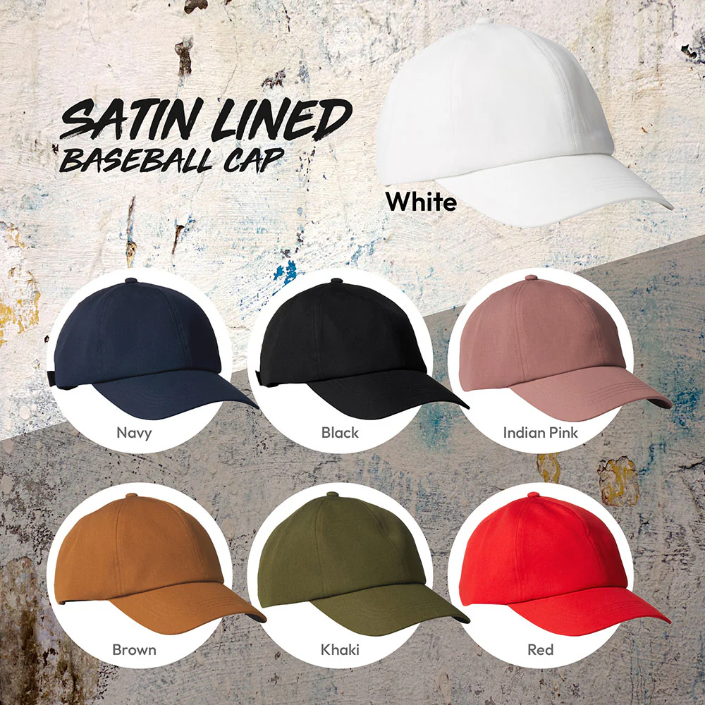 RED by KISS Satin Lined Baseball Cap - White - Image 5