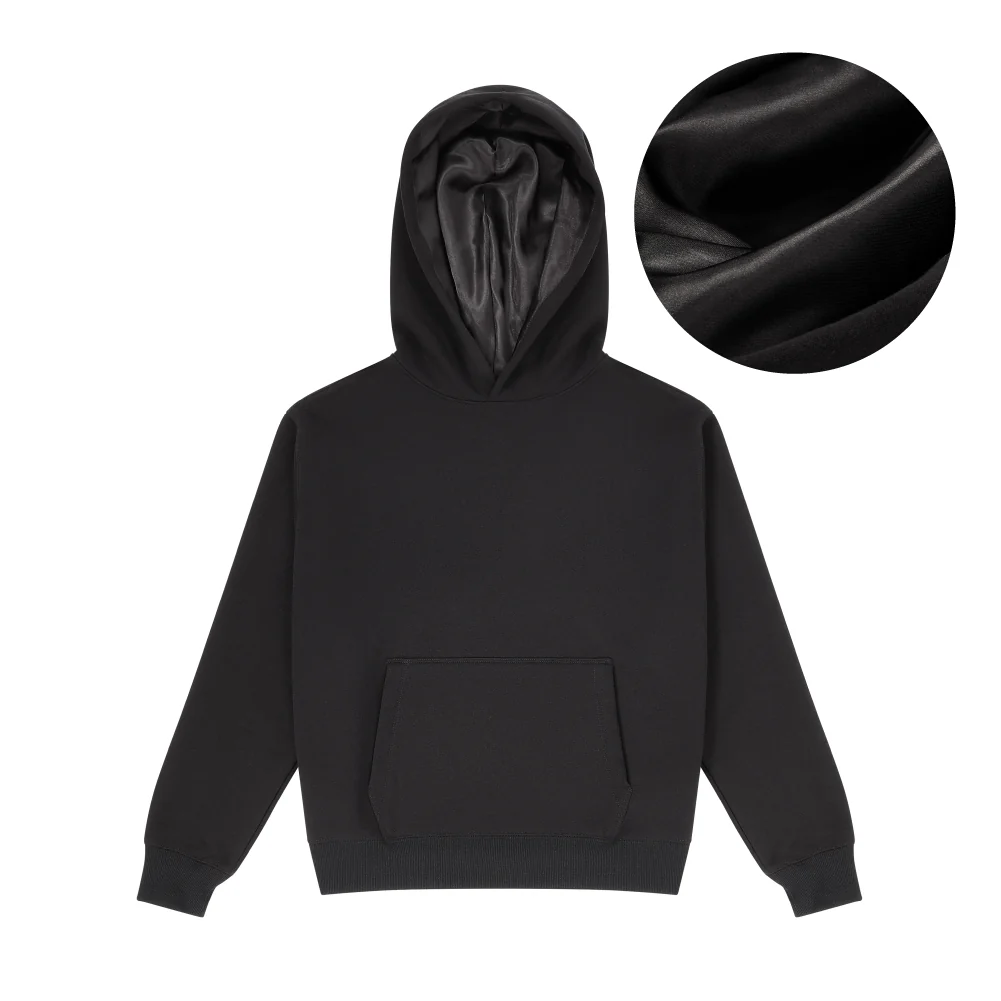 Arria Satin-Lined Hoodie – Frizz-Free Hair Protection - Image 114