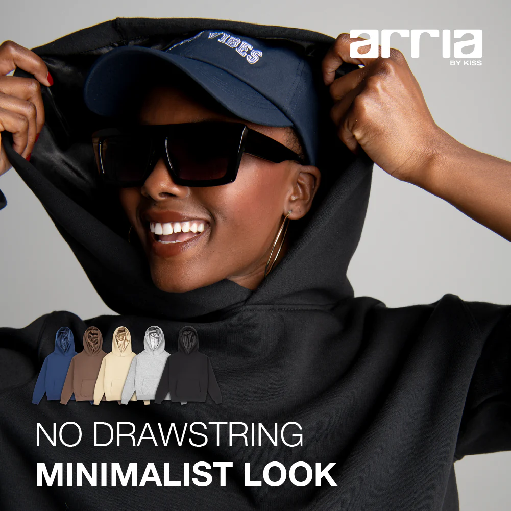 Arria Satin-Lined Hoodie – Frizz-Free Hair Protection - Image 90
