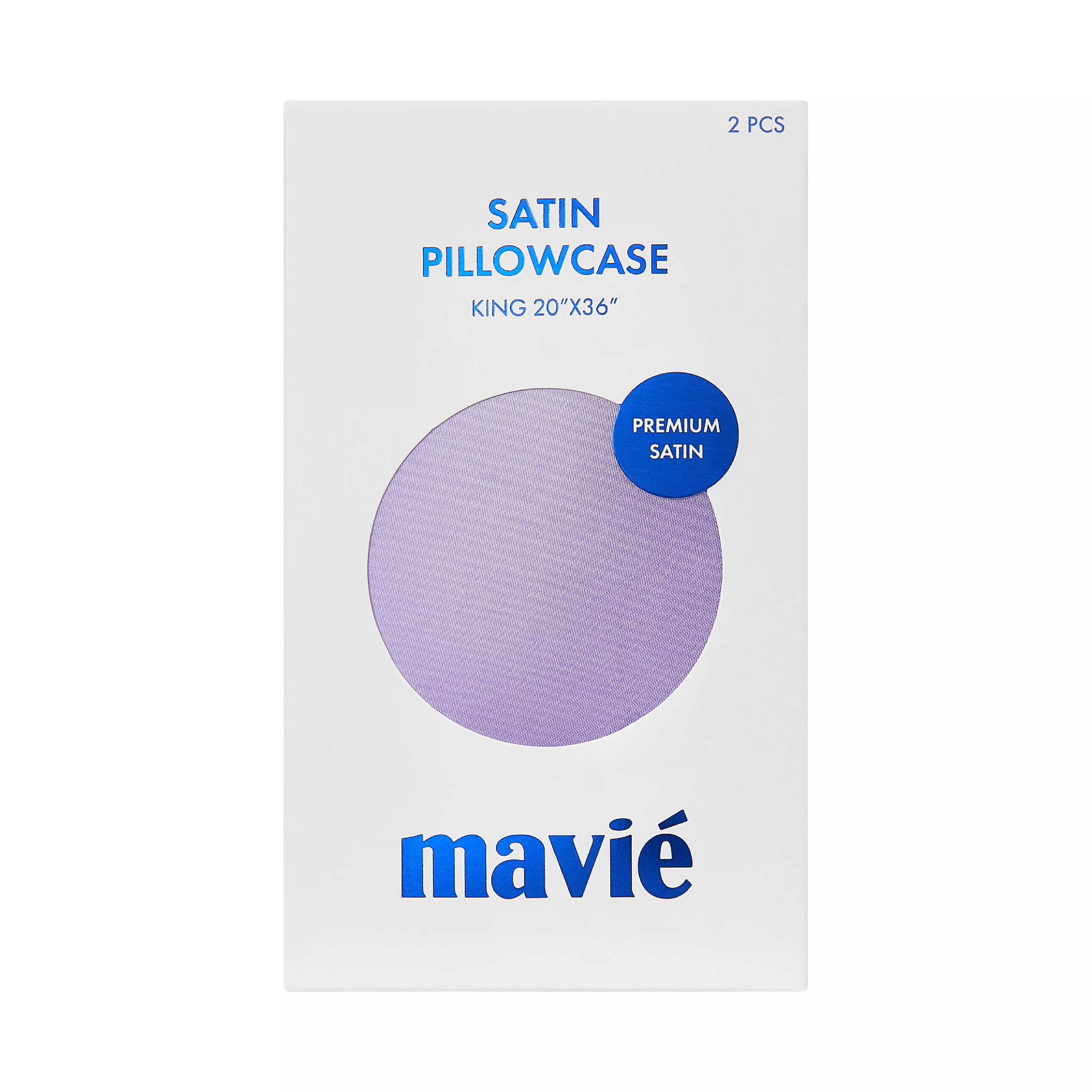 MAVIE Satin Pillowcase Set of 2 – King Size 20" x 36" - Image 107