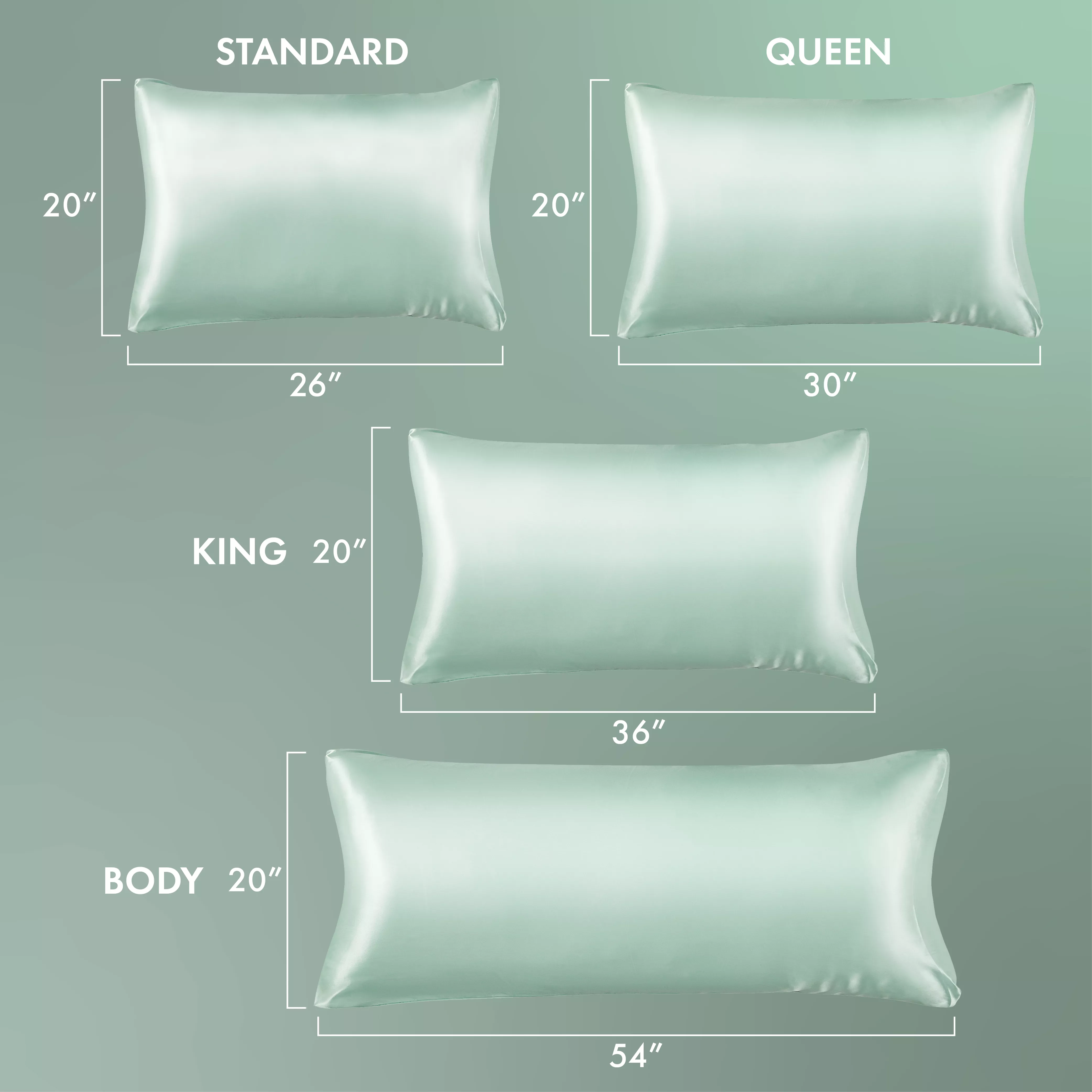 MAVIE Satin Pillowcase Set of 2 – King Size 20" x 36" - Image 42