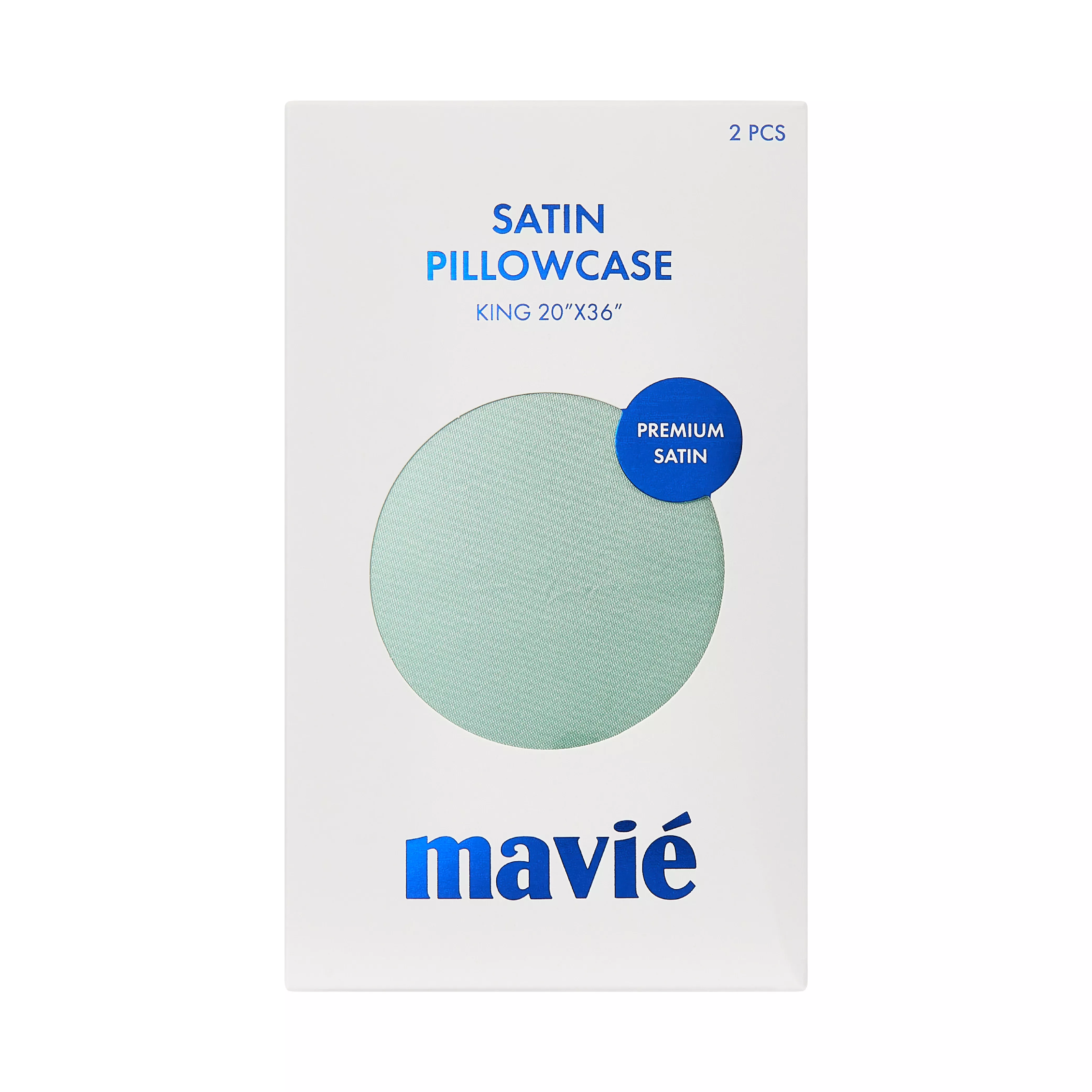 MAVIE Satin Pillowcase Set of 2 – King Size 20" x 36" - Image 44