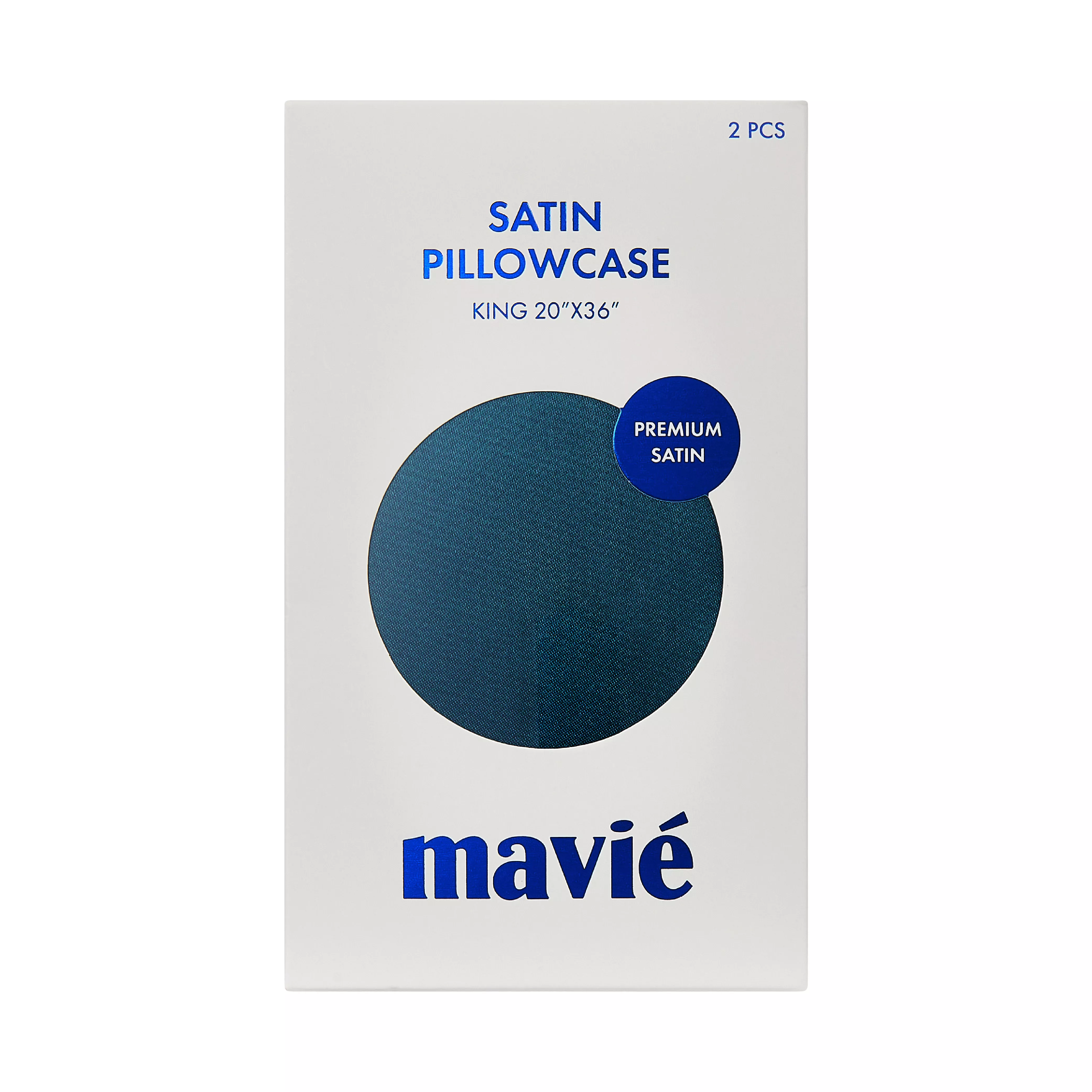 MAVIE Satin Pillowcase Set of 2 – King Size 20" x 36" - Image 53