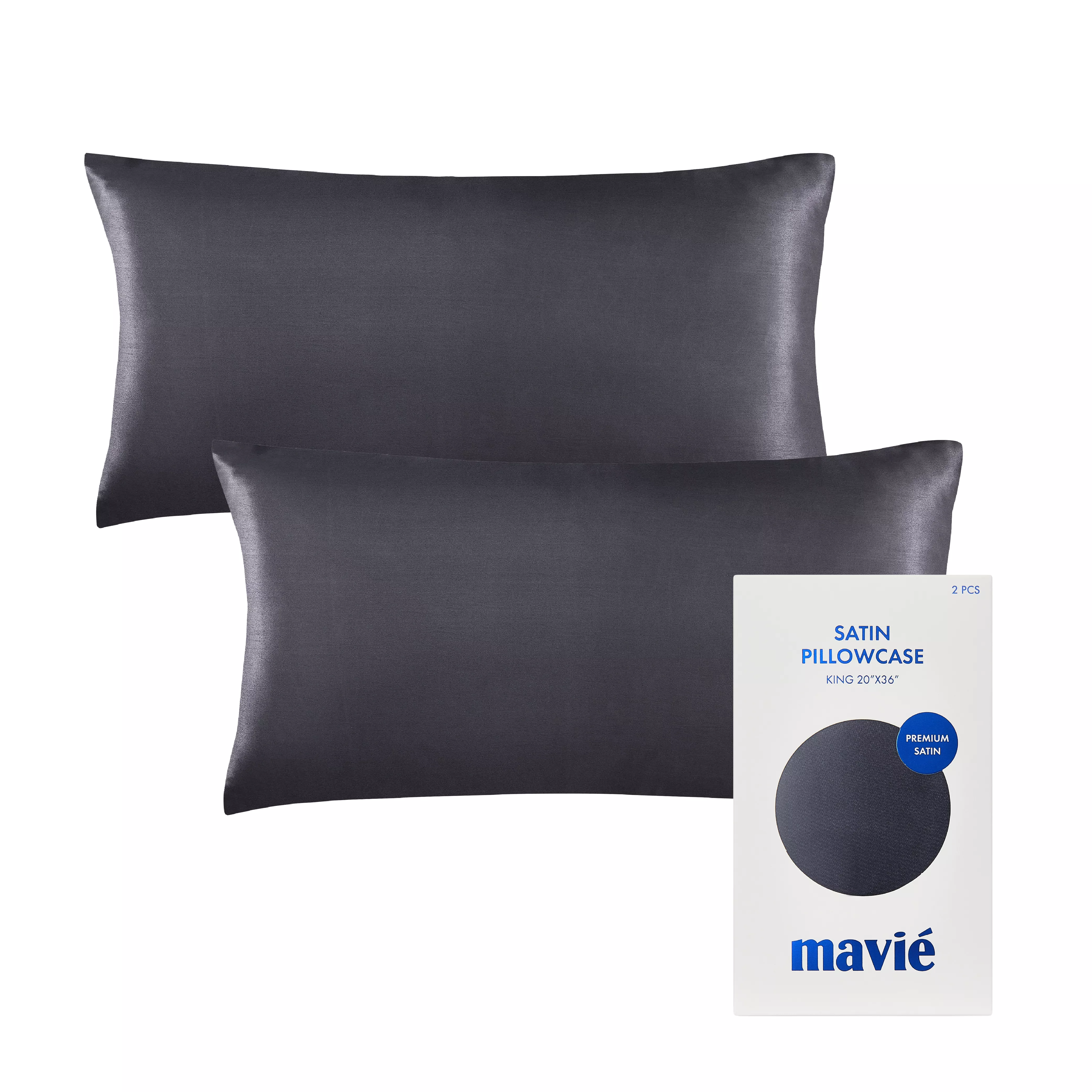 MAVIE Satin Pillowcase Set of 2 – King Size 20" x 36" - Image 70