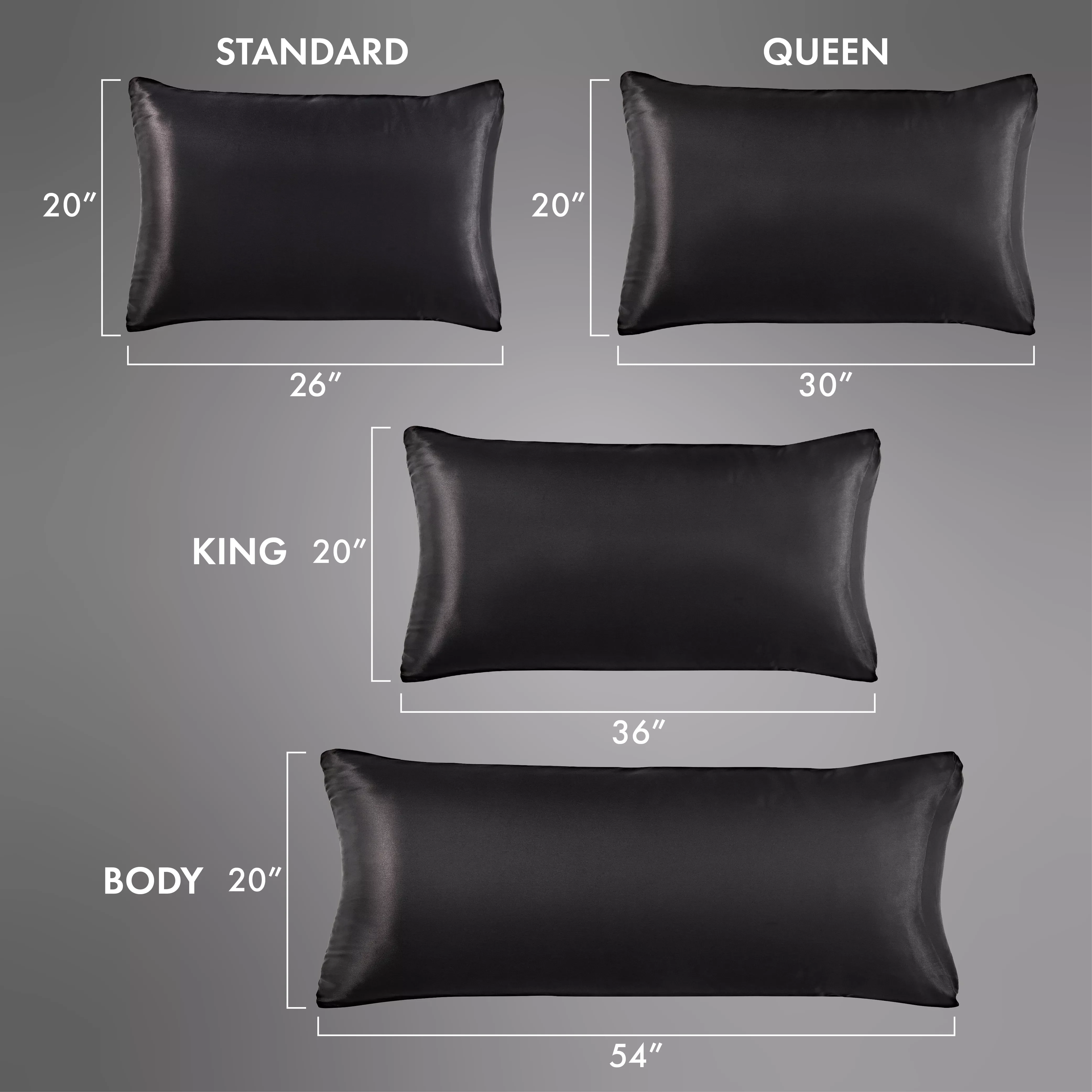 MAVIE Satin Pillowcase Set of 2 – King Size 20" x 36" - Image 78