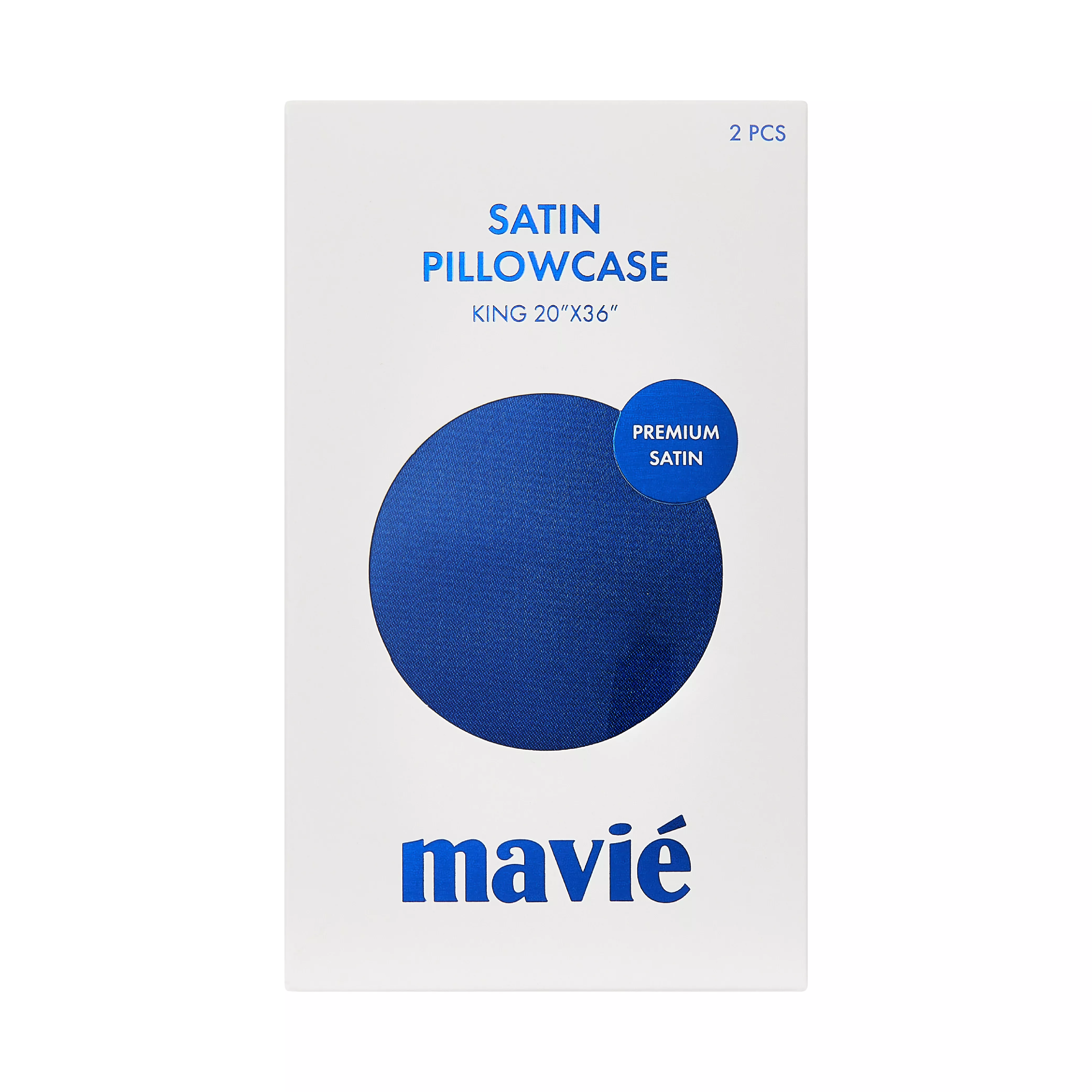 MAVIE Satin Pillowcase Set of 2 – King Size 20" x 36" - Image 89