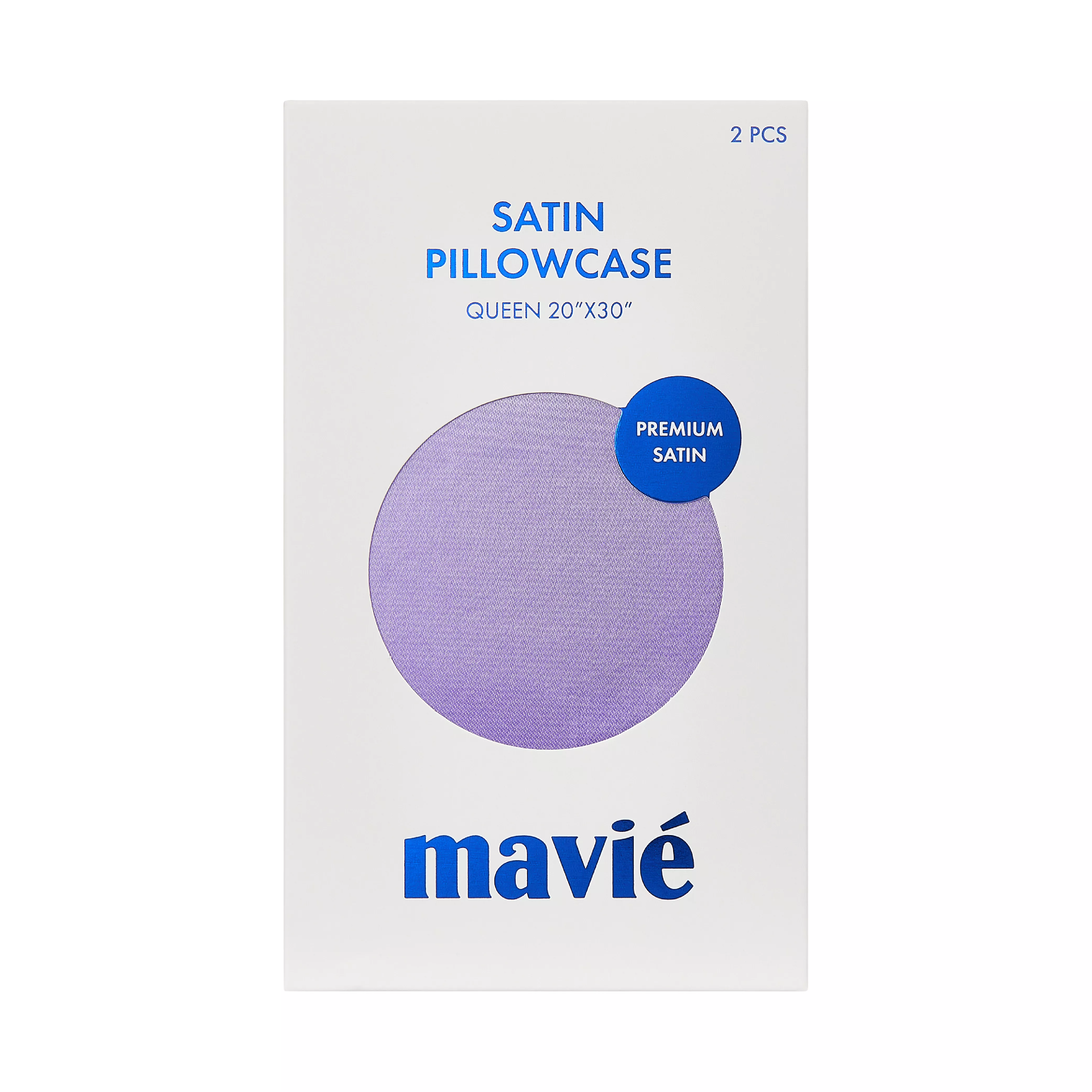MAVIE Satin Pillowcase Set of 2 – Queen Size 20" x 30" - Image 107