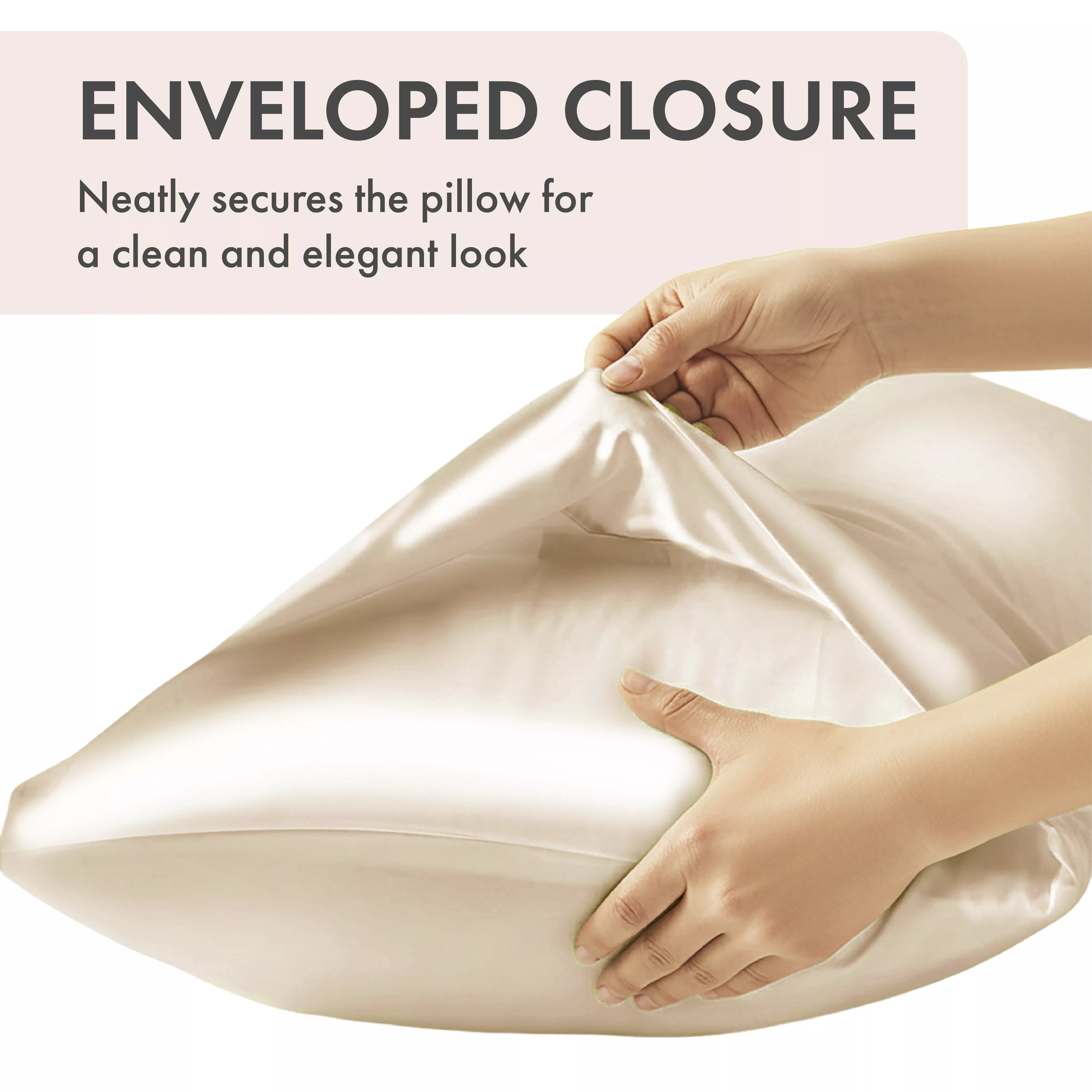 MAVIE Satin Pillowcase Set of 2 – Queen Size 20" x 30" - Image 22