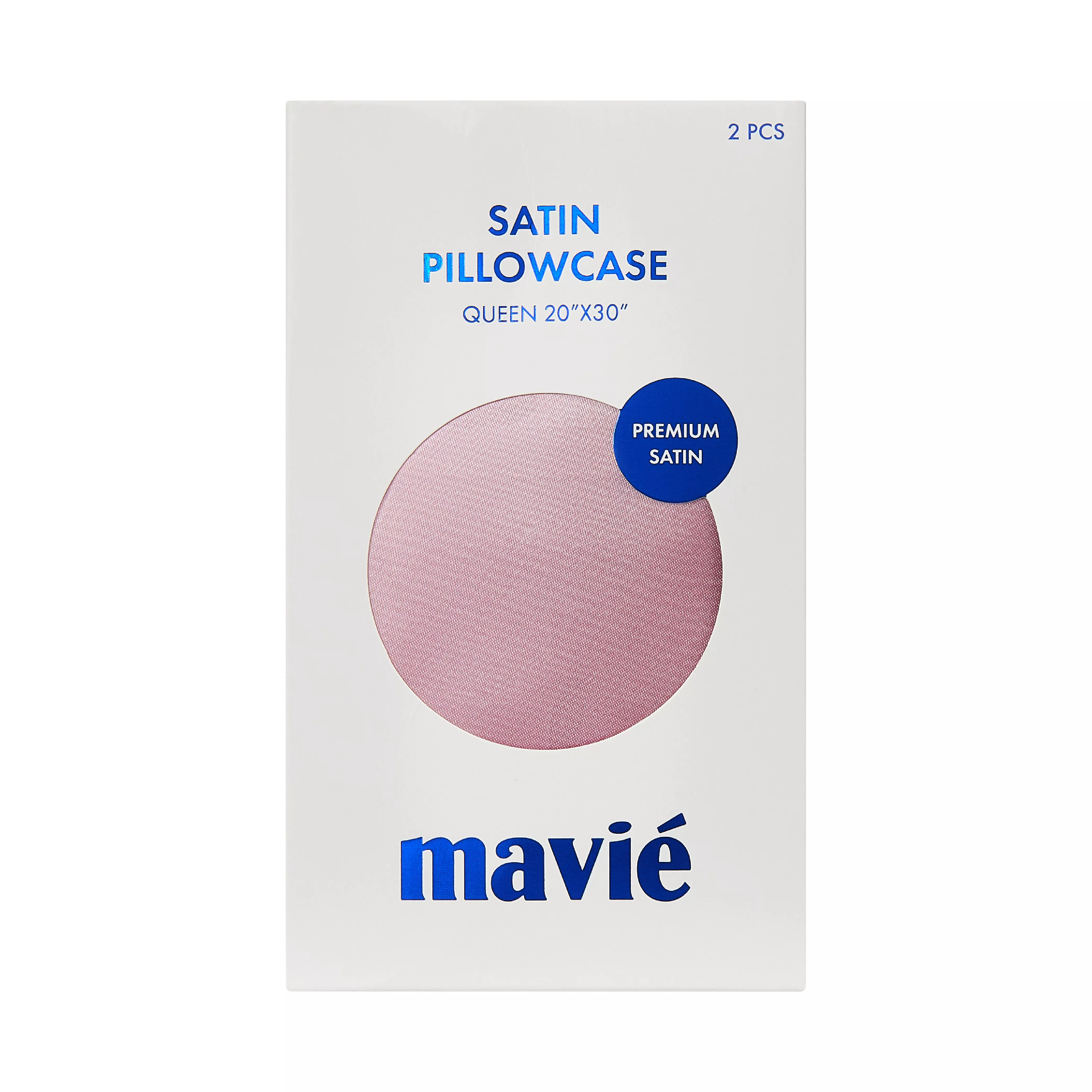 MAVIE Satin Pillowcase Set of 2 – Queen Size 20" x 30" - Image 35