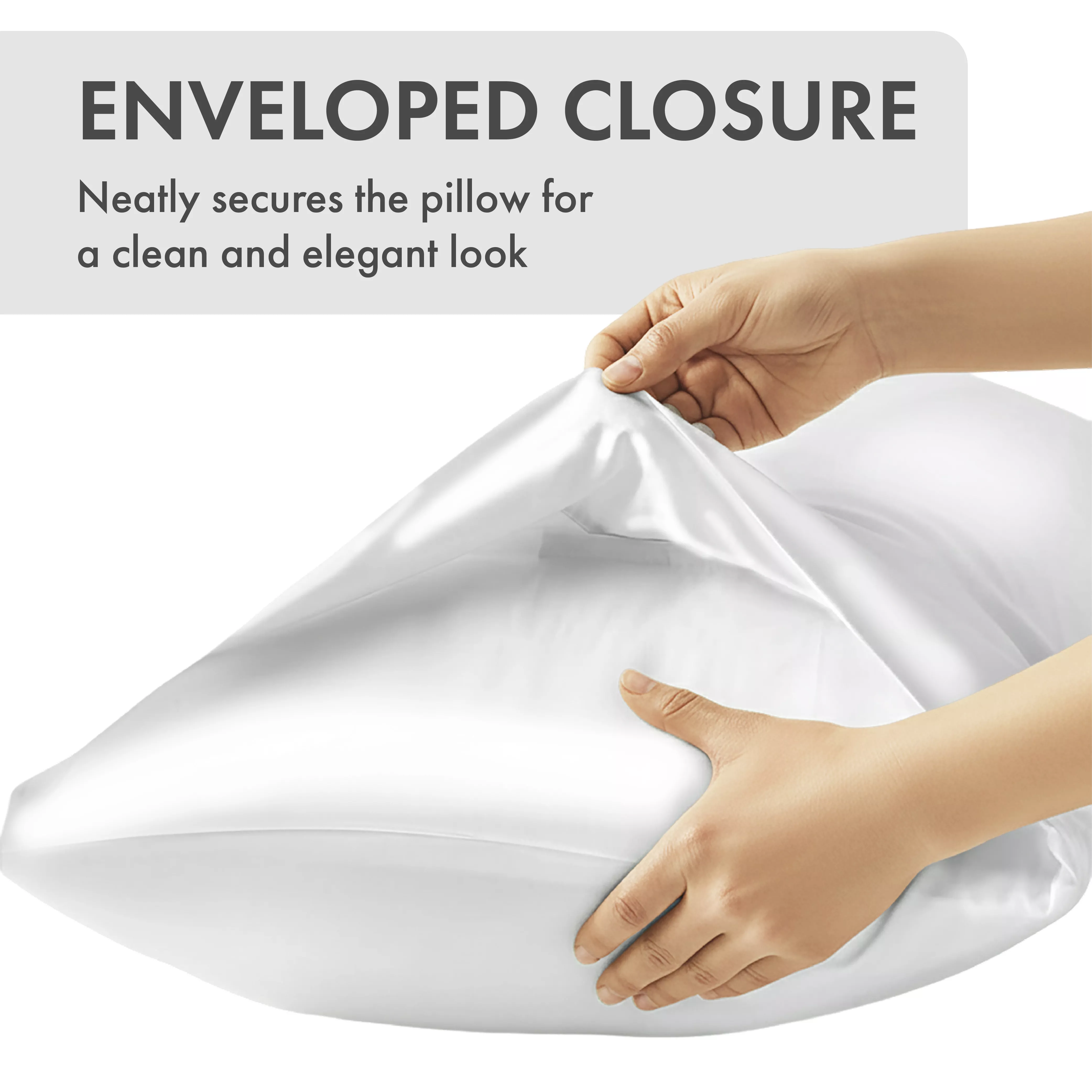 MAVIE Satin Pillowcase Set of 2 – Queen Size 20" x 30" - Image 4