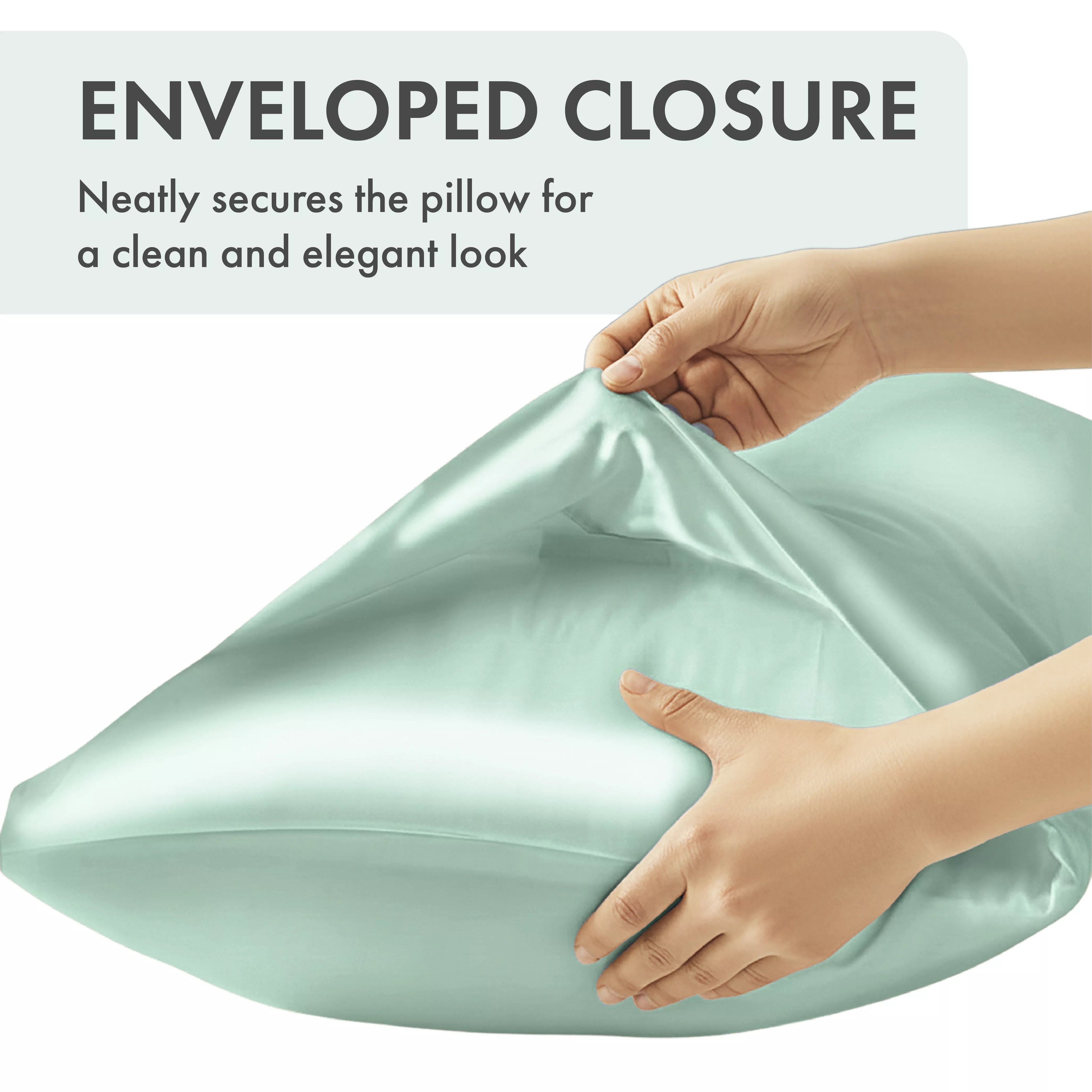 MAVIE Satin Pillowcase Set of 2 – Queen Size 20" x 30" - Image 40