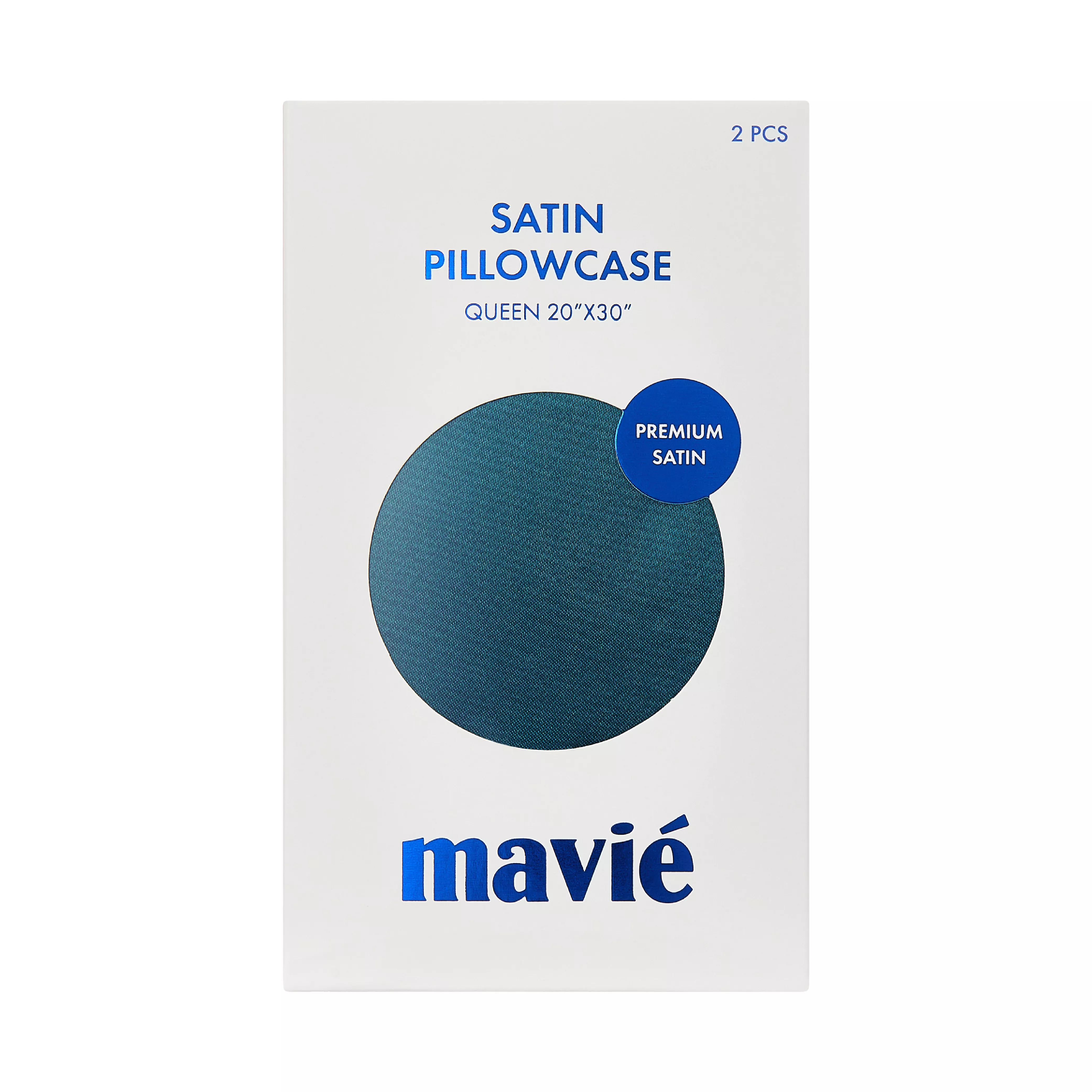 MAVIE Satin Pillowcase Set of 2 – Queen Size 20" x 30" - Image 53