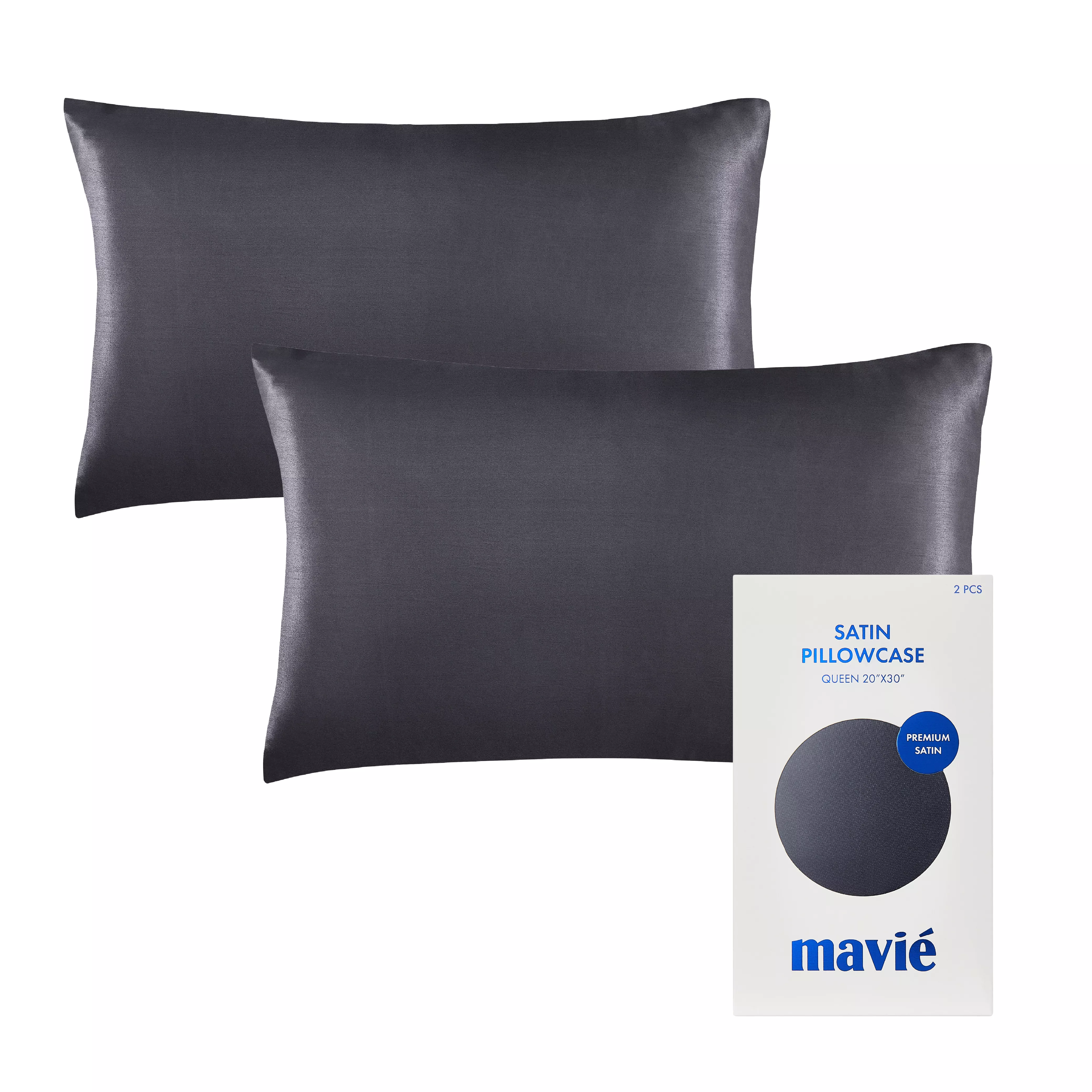 MAVIE Satin Pillowcase Set of 2 – Queen Size 20" x 30" - Image 70