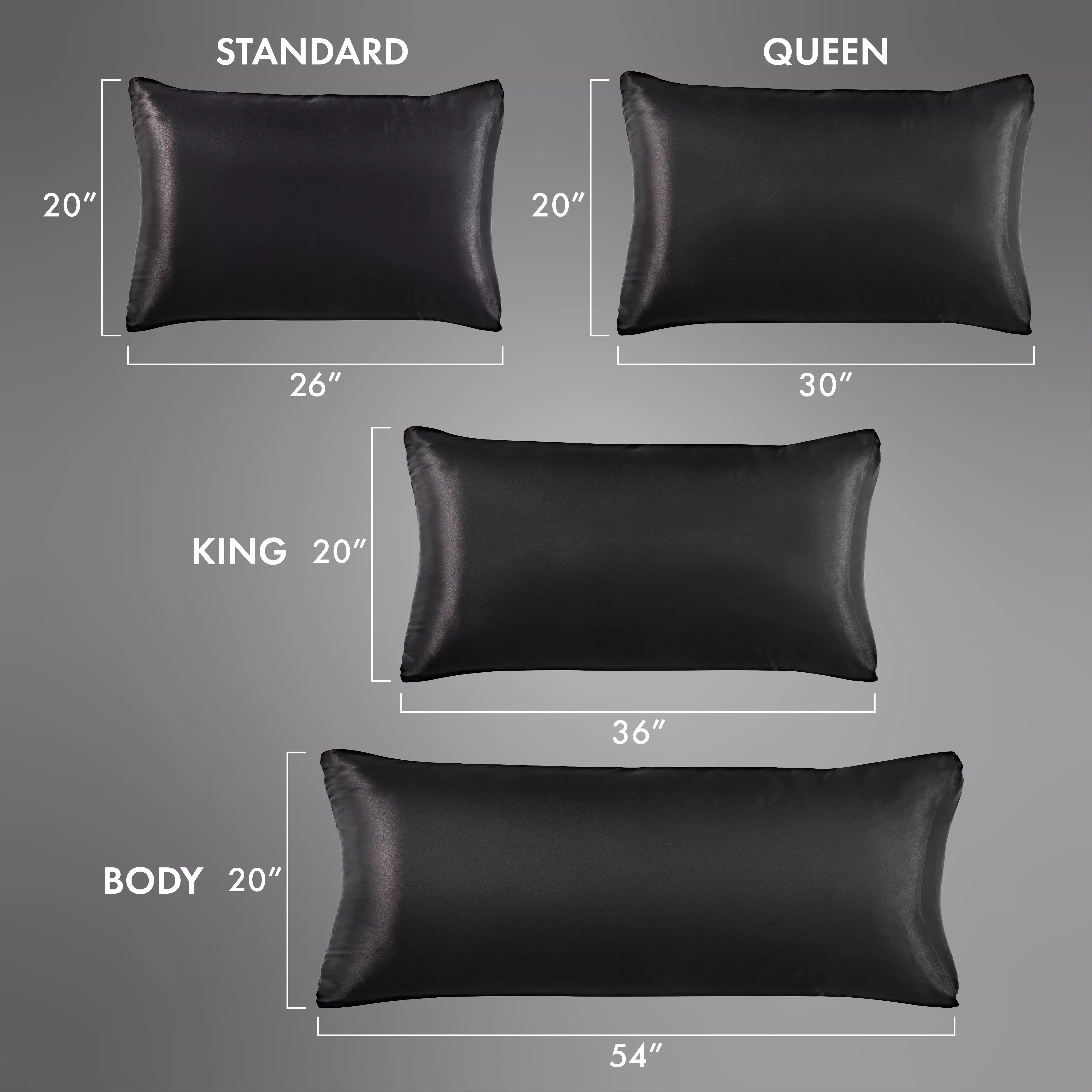 MAVIE Satin Pillowcase Set of 2 – Queen Size 20" x 30" - Image 78