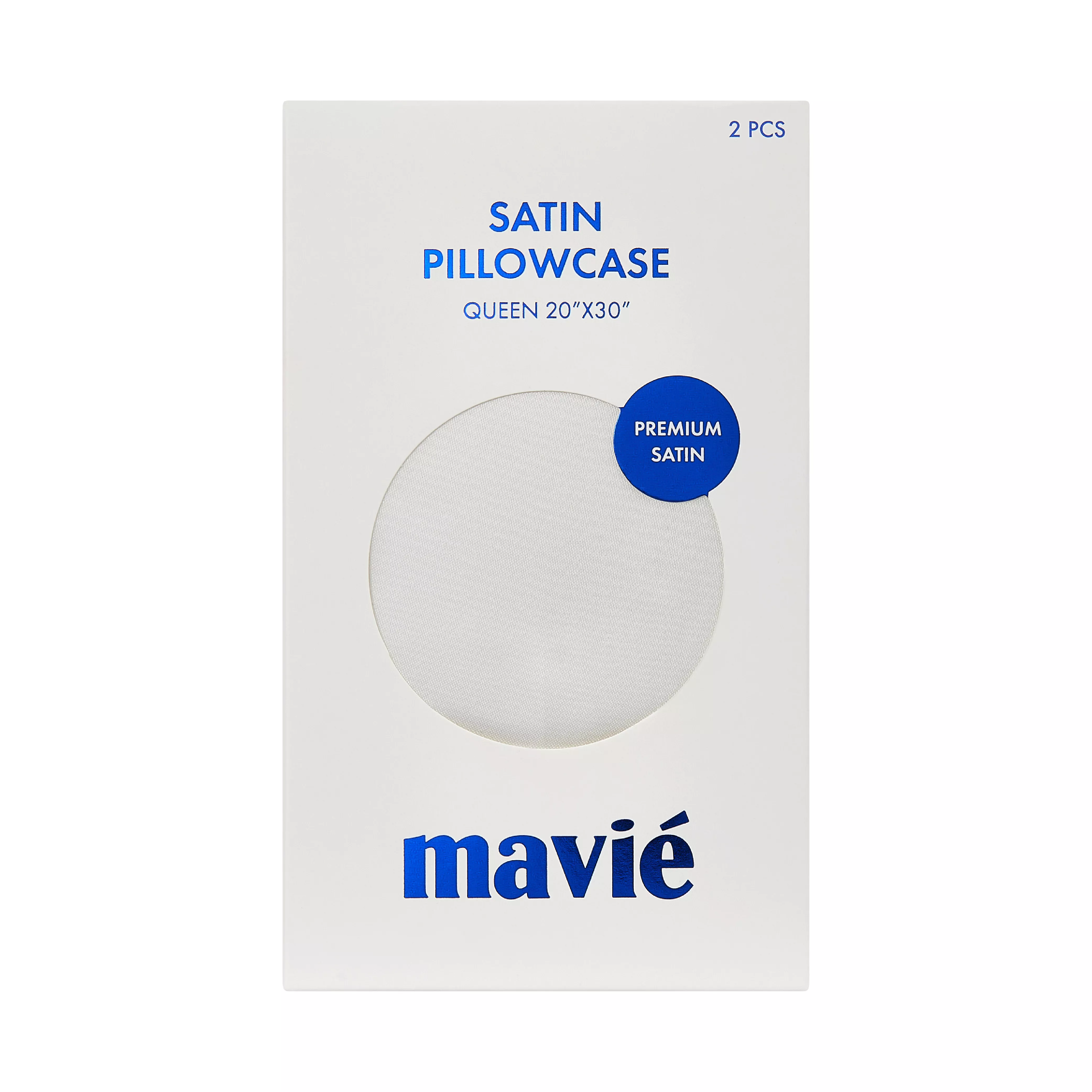 MAVIE Satin Pillowcase Set of 2 – Queen Size 20" x 30" - Image 8