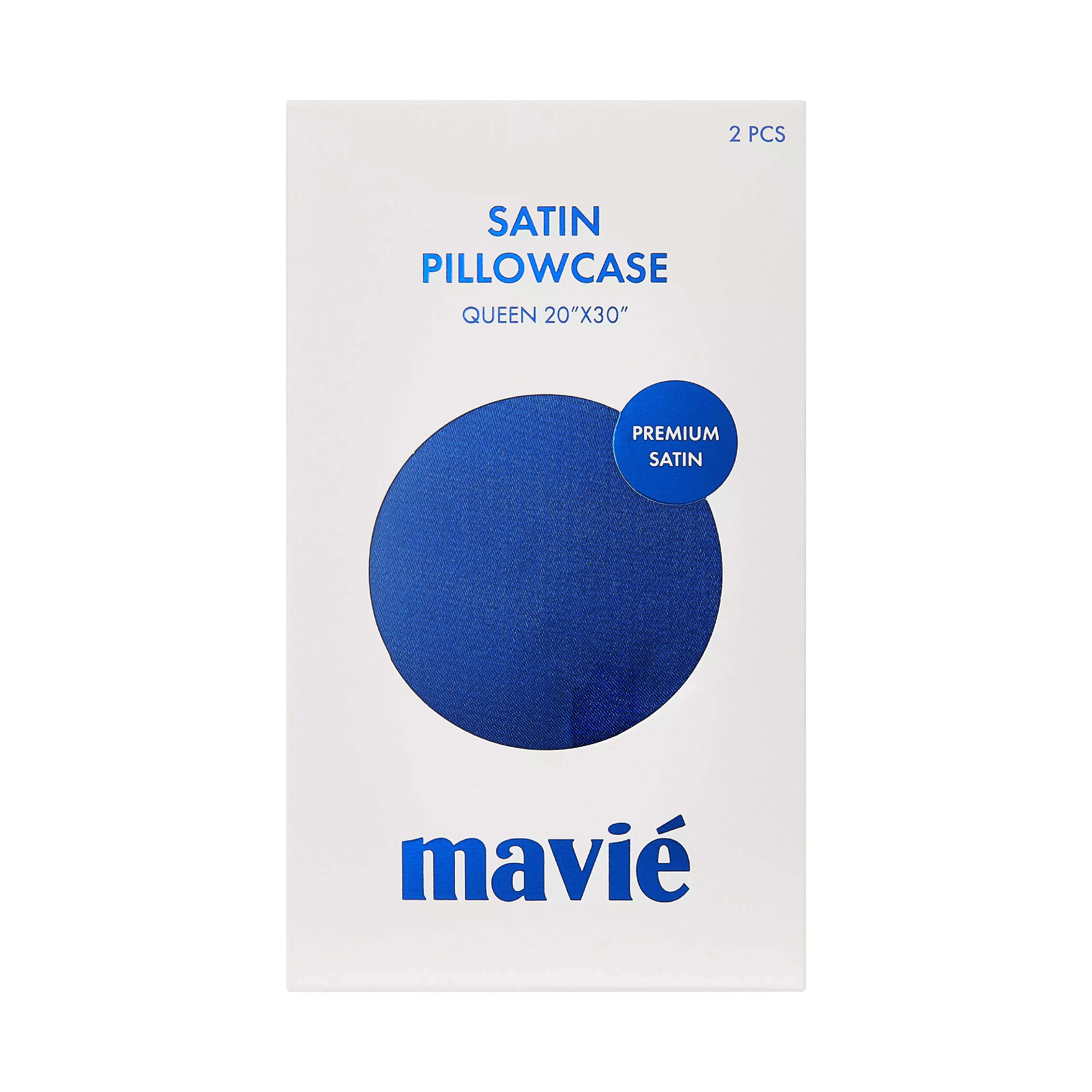 MAVIE Satin Pillowcase Set of 2 – Queen Size 20" x 30" - Image 89