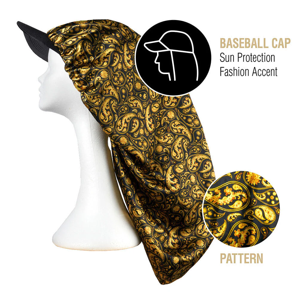 RED by KISS Satin Visor Braid Bonnet - Luxe Paisley - Image 3