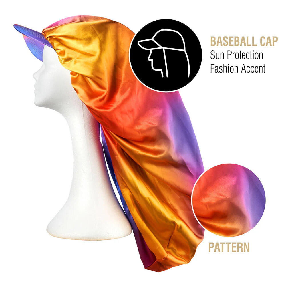 RED by KISS Satin Visor Braid Bonnet - Ombre - Image 3