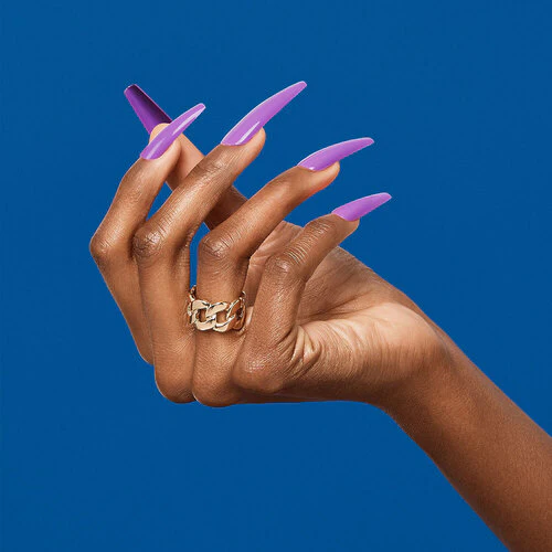 Gold Finger Sculpted Nails - Image 2