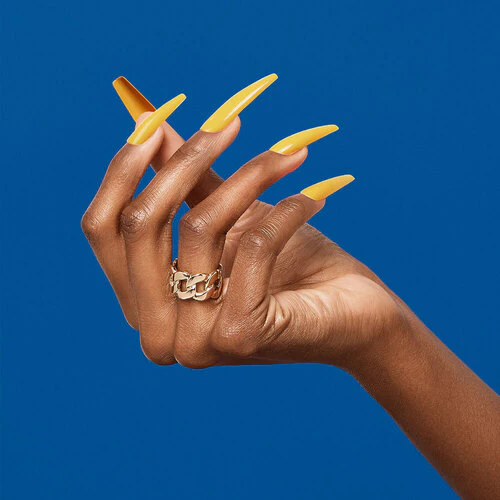 Gold Finger Sculpted Nails - Image 2