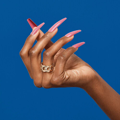 Gold Finger Sculpted Nails - Image 2