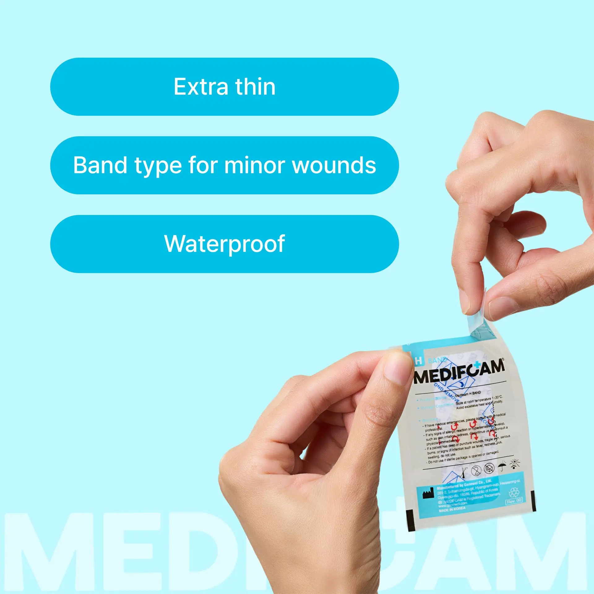 Medifoam Self-Adhesive Hydrocolloid Bandage Pads – Ultra-Thin Waterproof Healing Patches - Image 28