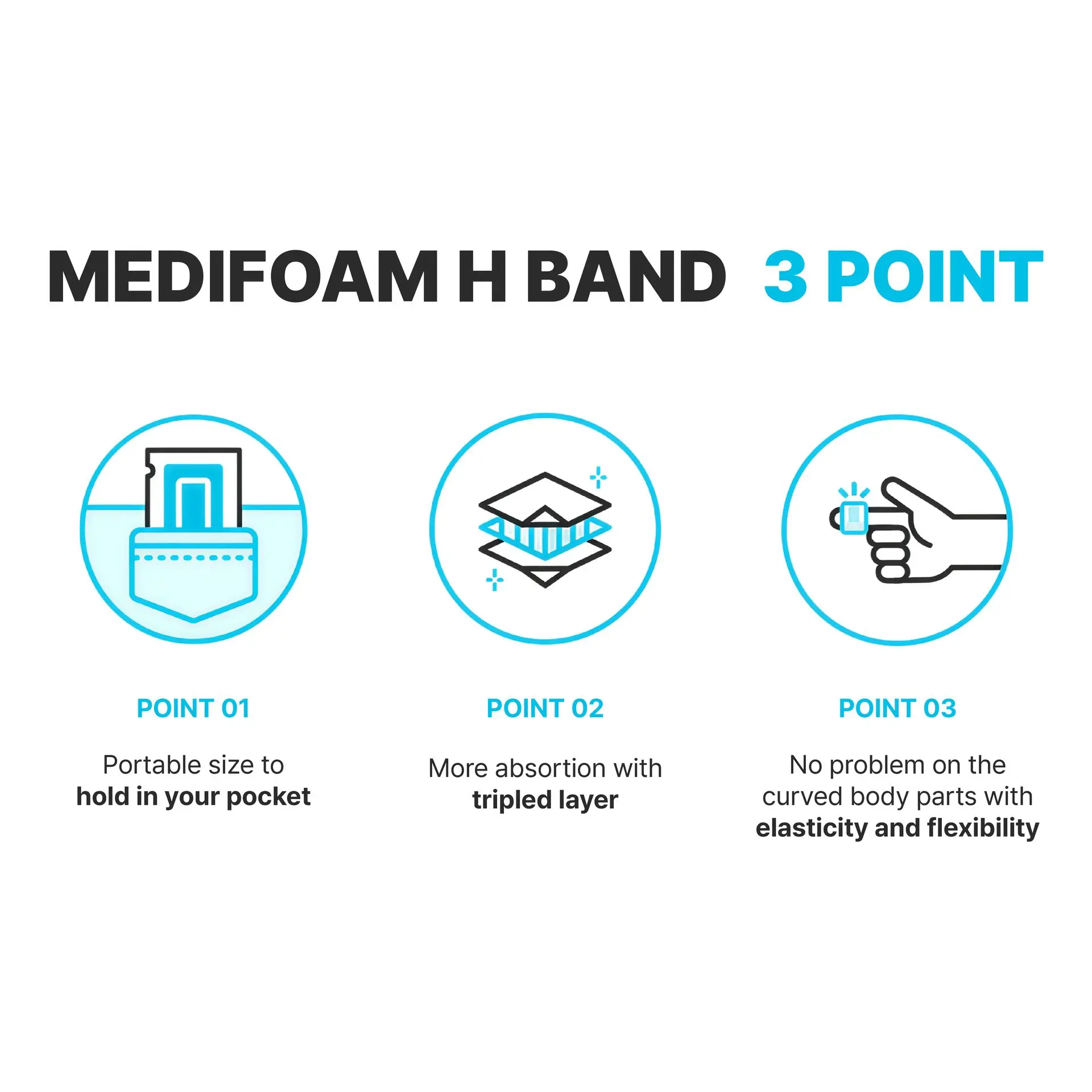 Medifoam Self-Adhesive Hydrocolloid Bandage Pads – Ultra-Thin Waterproof Healing Patches - Image 31