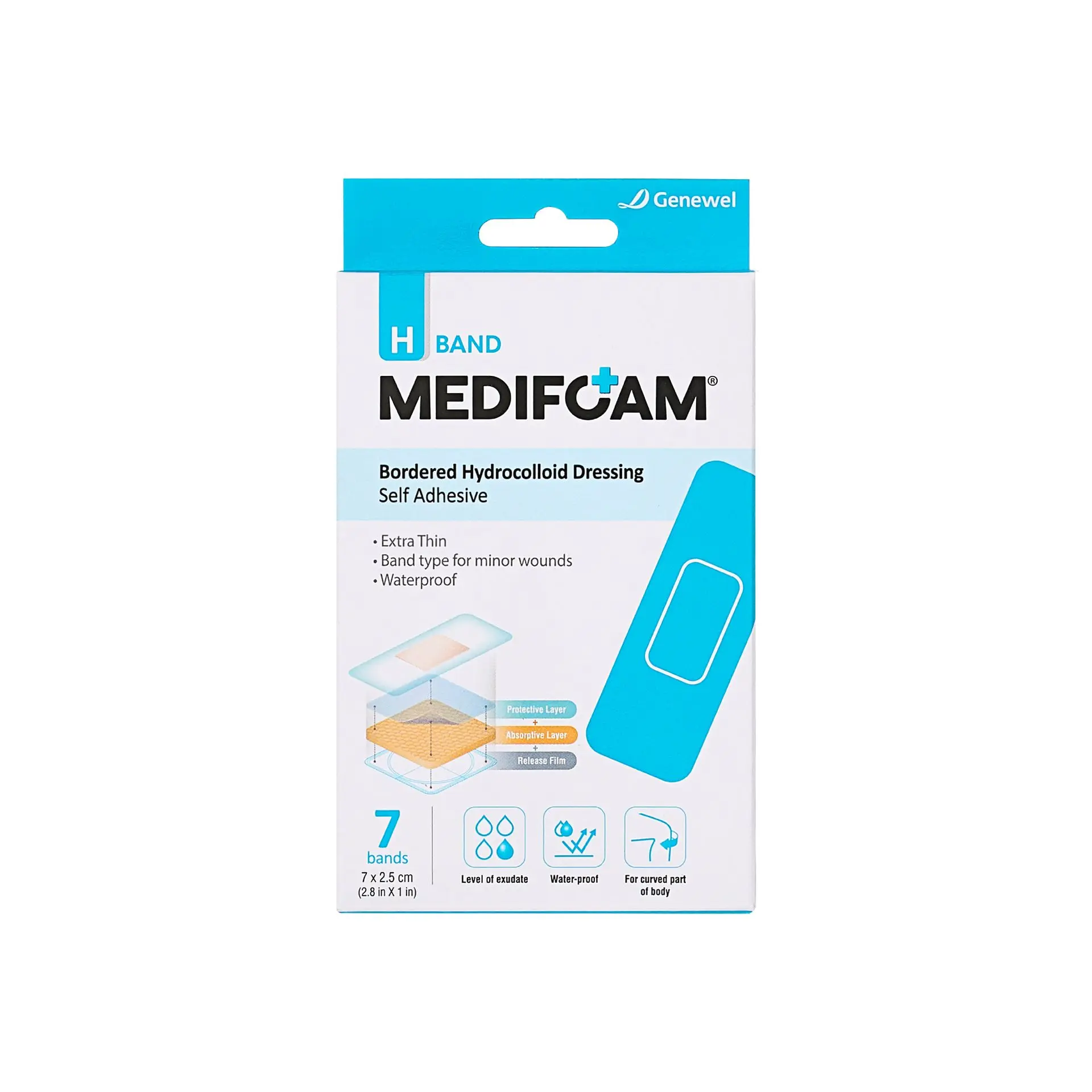 Medifoam Self-Adhesive Hydrocolloid Bandage Pads – Ultra-Thin Waterproof Healing Patches - Image 32