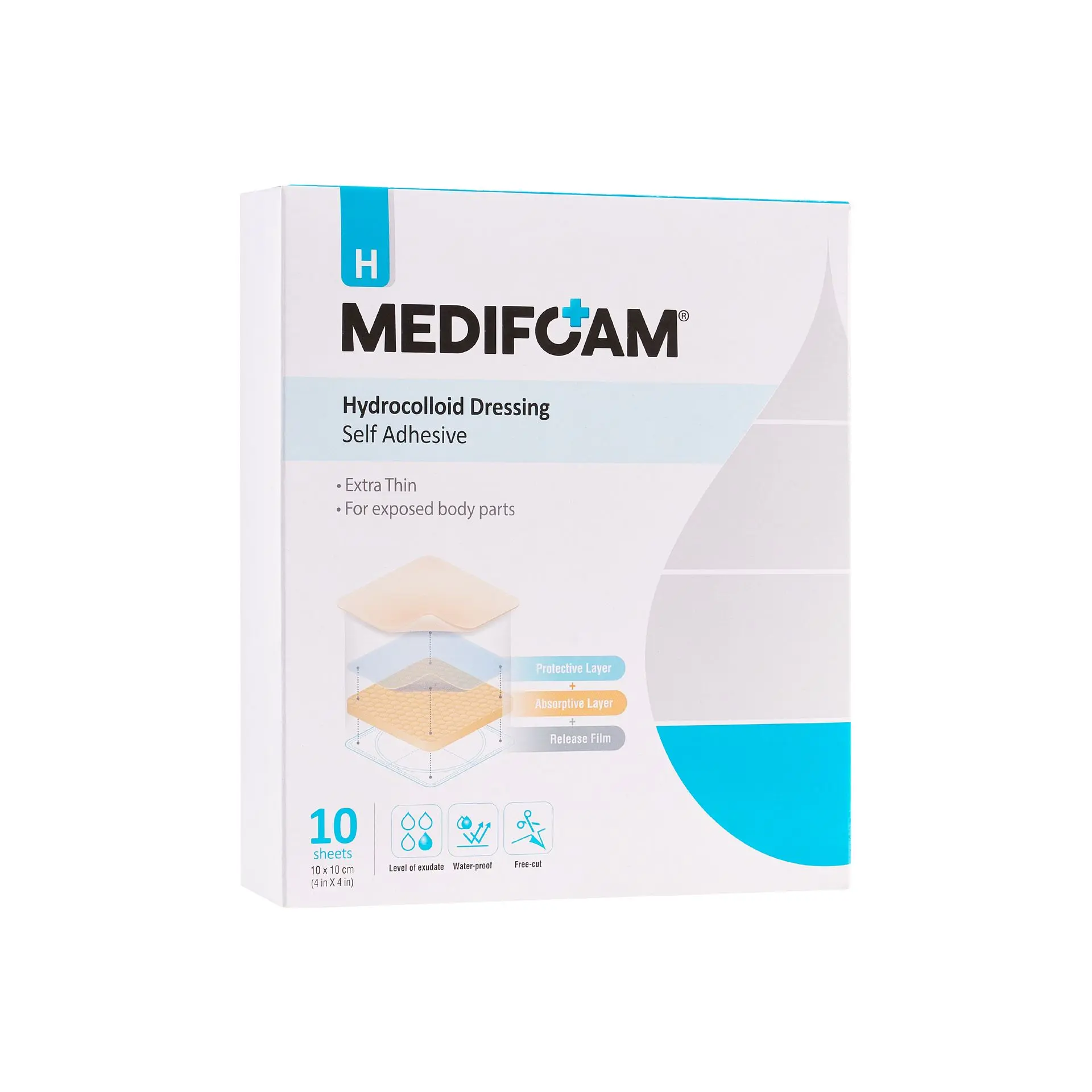 Medifoam Self-Adhesive Hydrocolloid Bandage Pads – Ultra-Thin Waterproof Healing Patches - Image 8