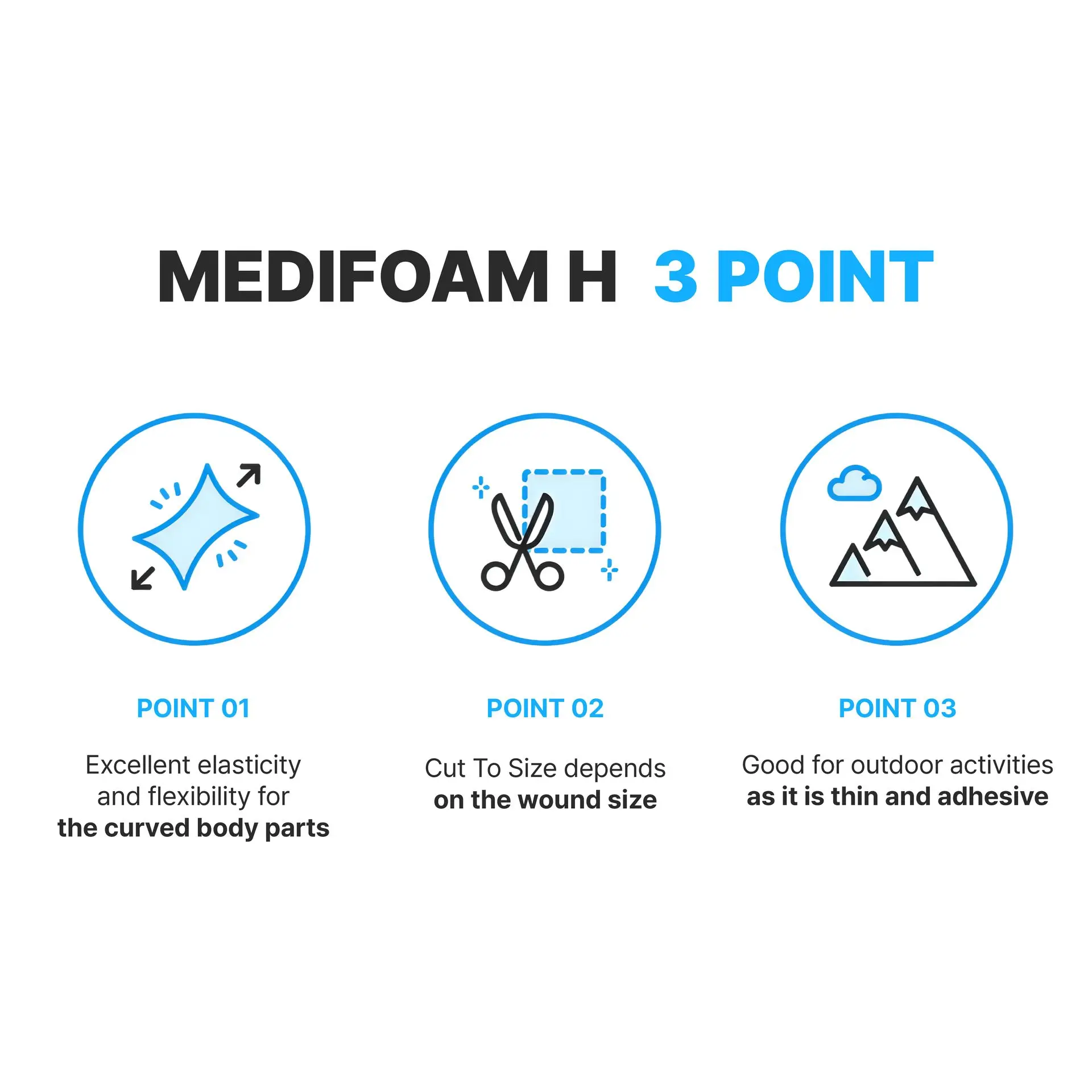 Medifoam Self-Adhesive Hydrocolloid Bandage Pads – Ultra-Thin Waterproof Healing Patches - Image 6