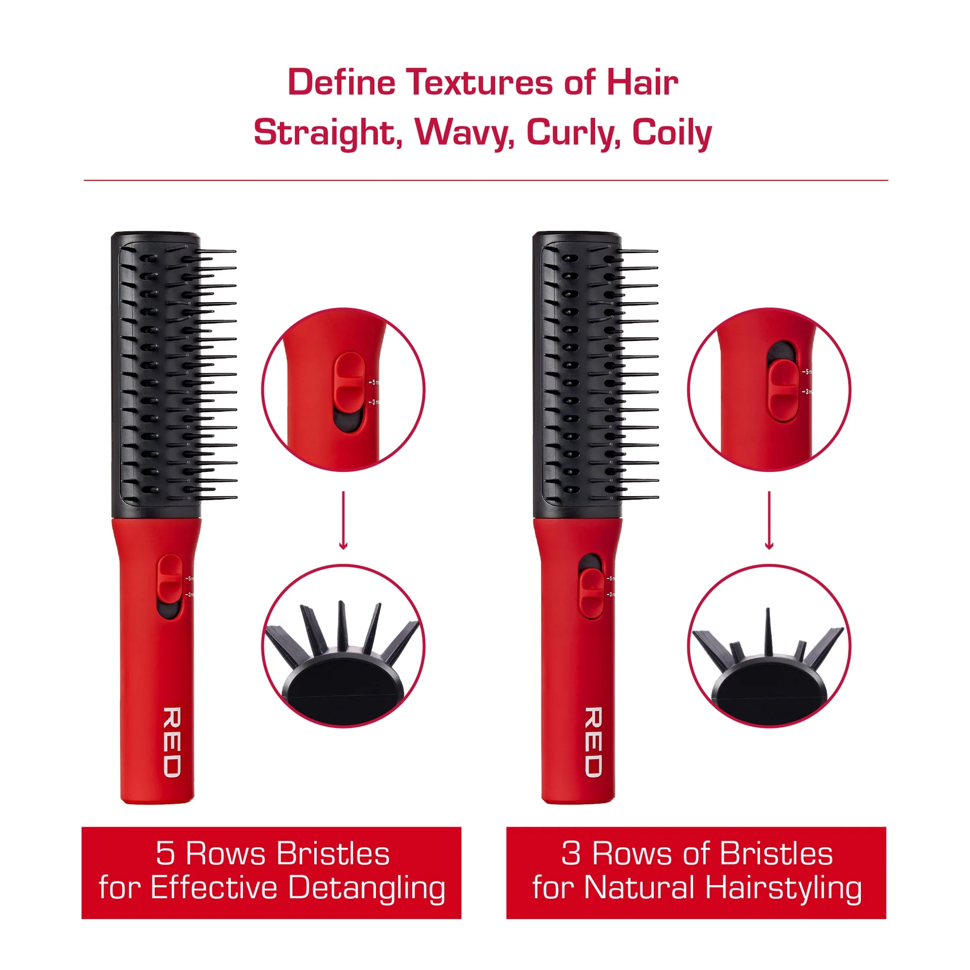 RED by KISS Shift-N-Detangle Hair Brush - Image 4