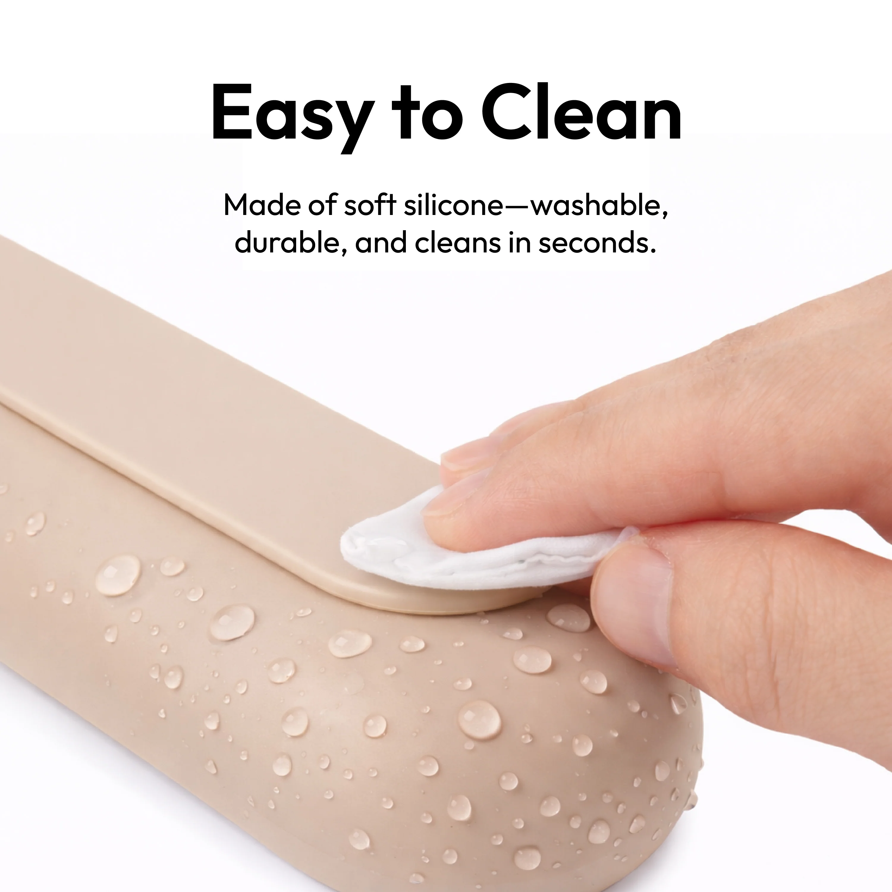 éclat Silicone Makeup Brush Travel Holder 3-in-1 Magnetic Pouch & Cleaner Mat - Image 4