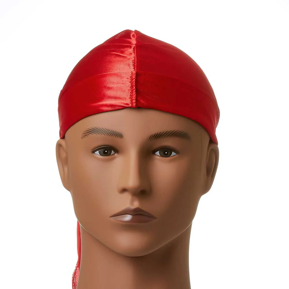 RED by KISS Silky Satin Premium Smooth Silky Durag for Men & Women 360 Waves Headwraps - Image 15