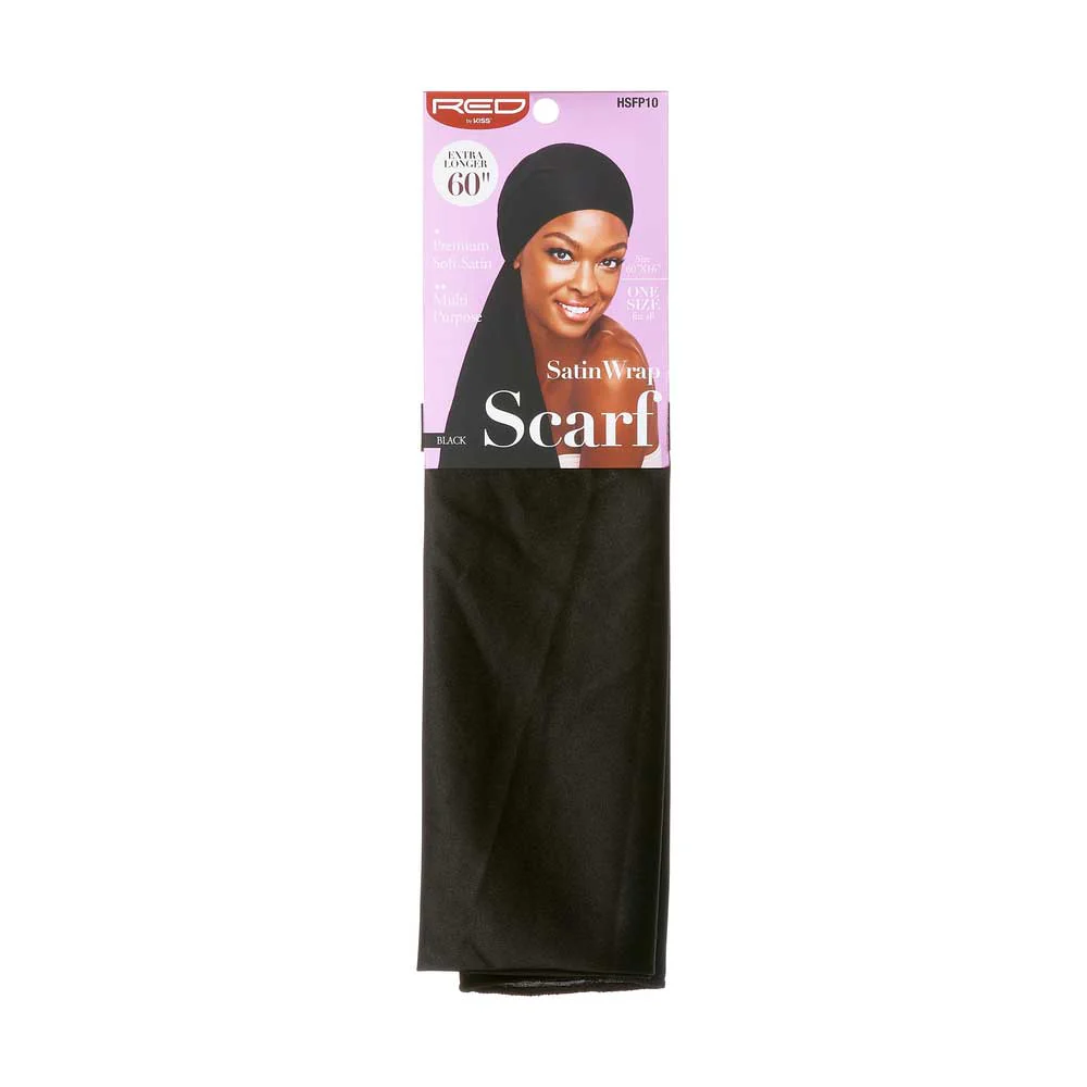 RED by KISS Silky Satin Wrap Scarf 60"X16" - Image 6