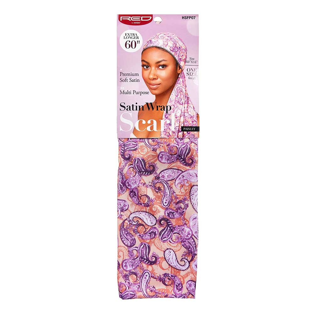 RED by KISS Silky Satin Wrap Scarf 60"X16" - Image 11